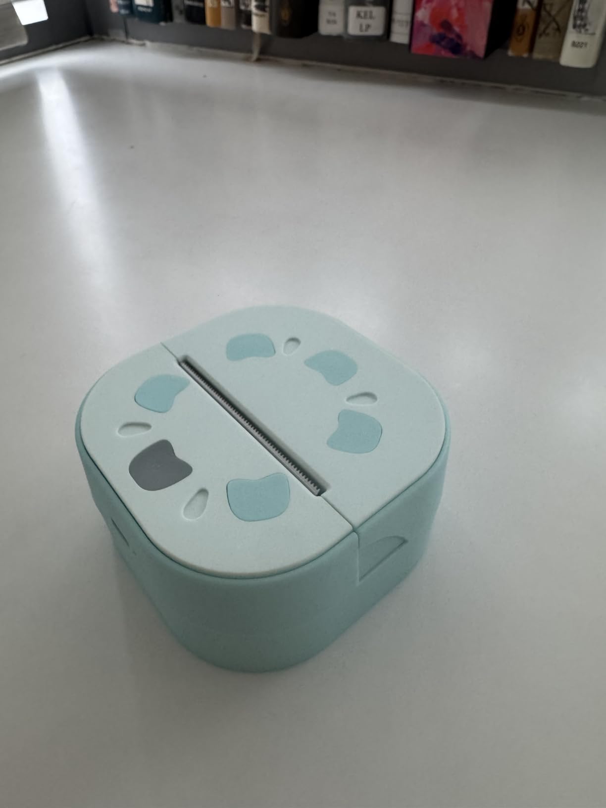 Sticker Printer, PrintPods Mini Printer, Bluetooth Portable Sticker Maker with 3 Rolls Paper, Print Pod Inkless Thermal Printer for iPhone, Impresora Portátil for Notes, Journal, DIY, Kids Gift customer photo 1