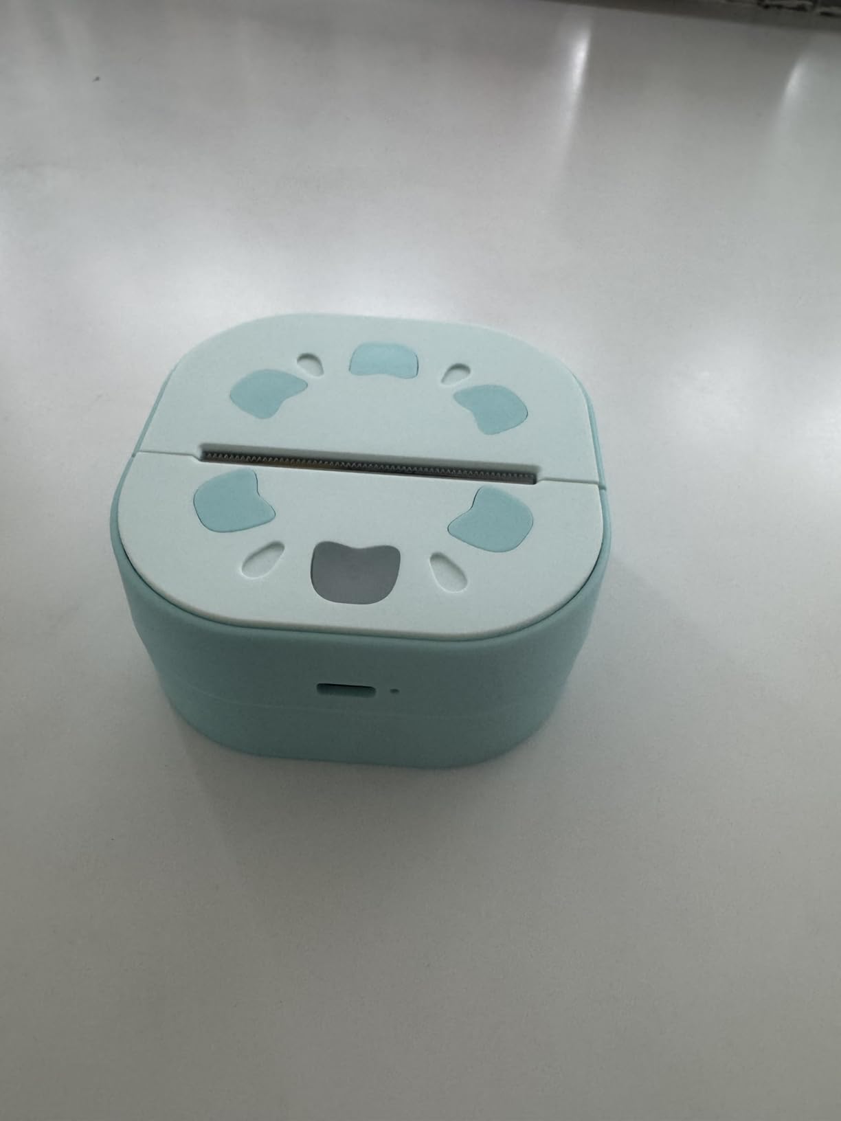Sticker Printer, PrintPods Mini Printer, Bluetooth Portable Sticker Maker with 3 Rolls Paper, Print Pod Inkless Thermal Printer for iPhone, Impresora Portátil for Notes, Journal, DIY, Kids Gift customer photo 2