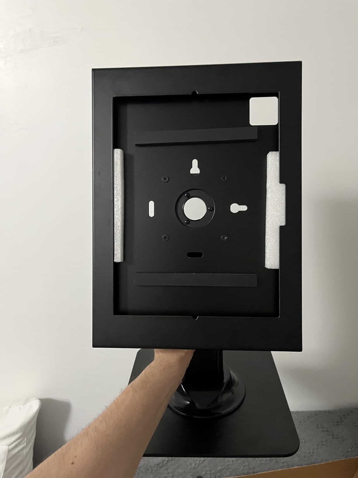 AboveTEK Anti-Theft iPad Kiosk Stand - POS iPad Security Mount with 360° Swivel & 75° Tilt customer photo 2
