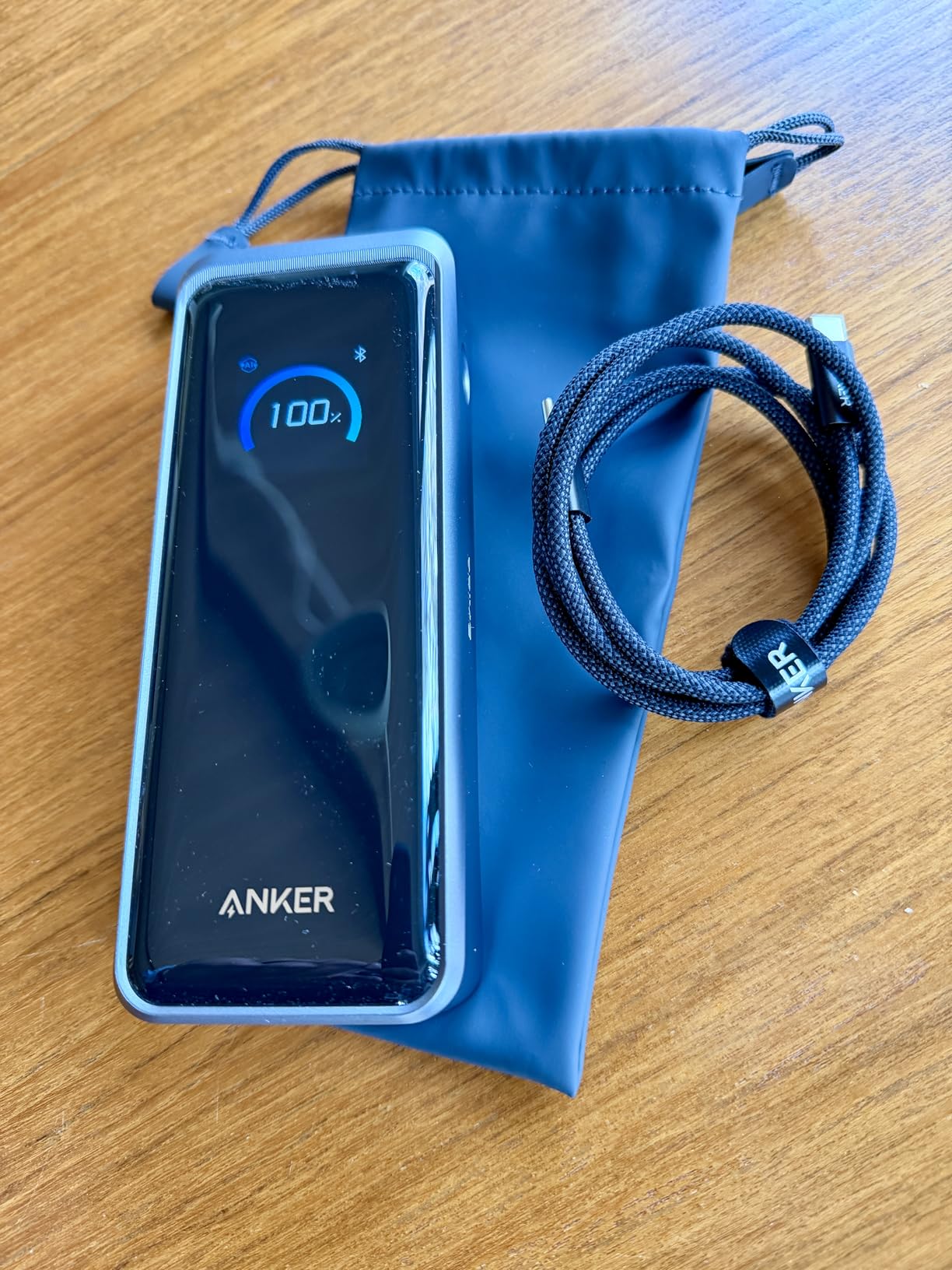 Anker Prime Power Bank, 26,250mAh 3-Port Portable Charger with 300W Max Output, Two-Way Charging, TSA-Approved, App Control, for MacBook, iPhone 17/16 Series, and More (Base Not Included) customer photo 1