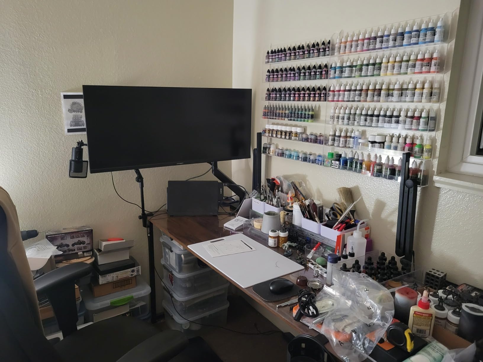 MOUNTUP Dual Monitor Stand for Max 43 inch Screens, Ultrawide Monitor Arm Height Adjustable, Heavy Duty Dual Monitor Mount, Full Motion Premium Monitors Arm, Holds 2.2 to 33 lbs, VESA Desk Mount customer photo 2