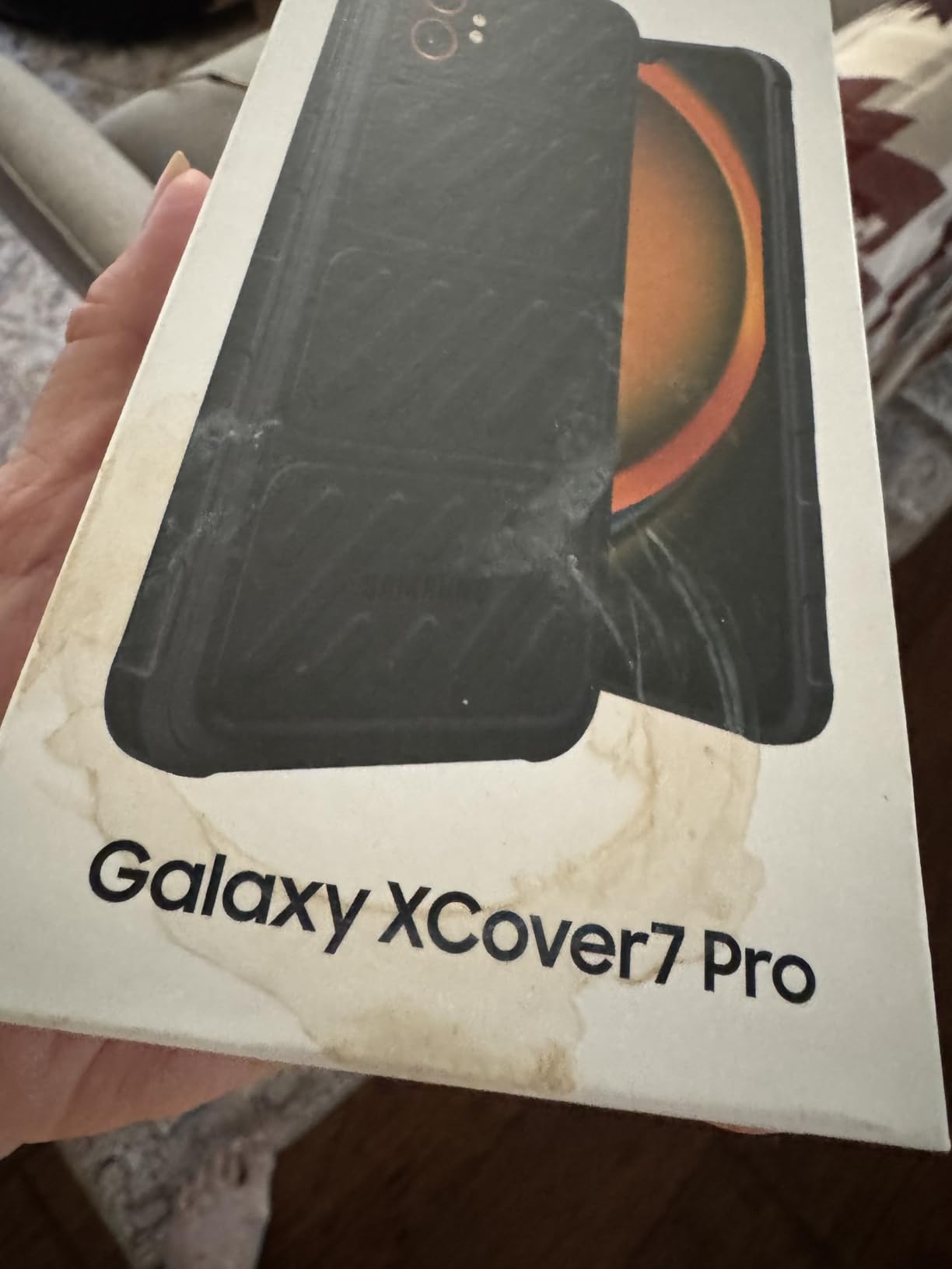 Galaxy XCover7 Pro 5G and Wi-Fi 6E | Rugged (IP68 Rated) Unlocked (Verizon, AT&T, T-Mobile, US Cellular) | Dual Sim (1 Nano + 1 eSIM) | 128 GB | US Version (2025 Model) | Black customer photo 1