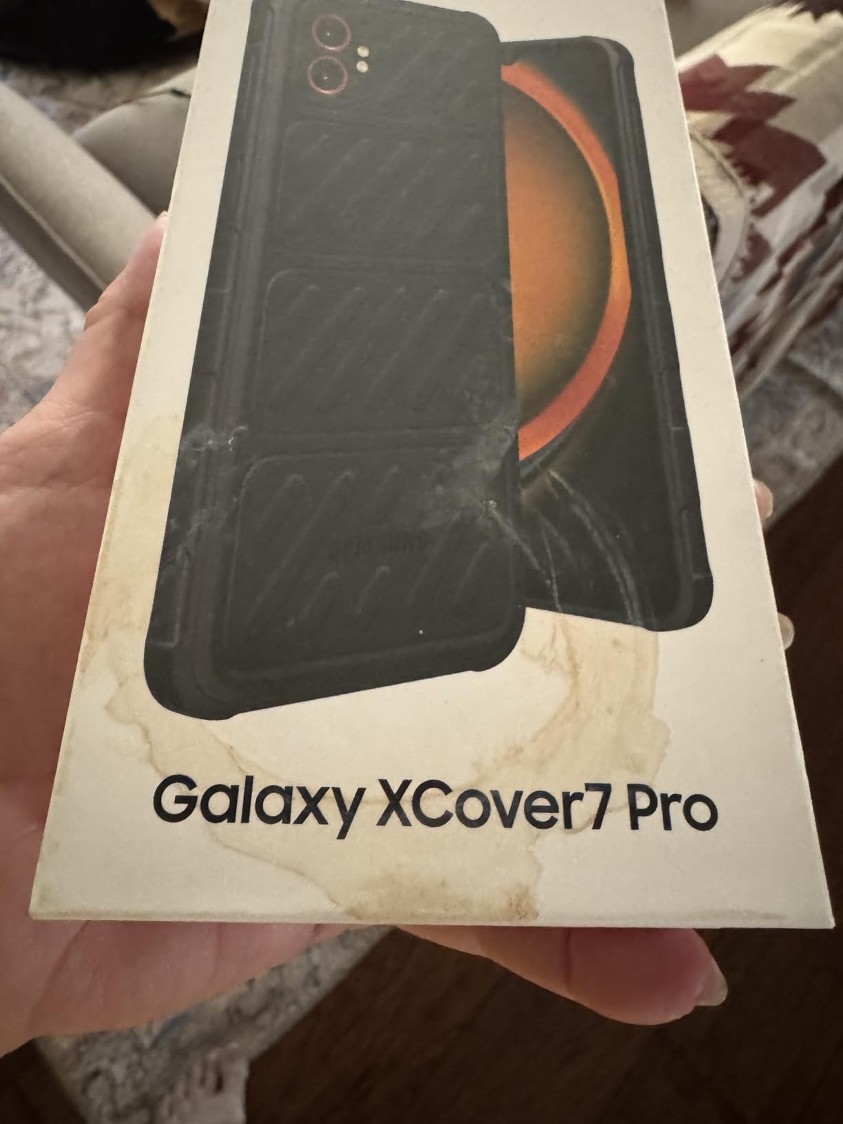 Galaxy XCover7 Pro 5G and Wi-Fi 6E | Rugged (IP68 Rated) Unlocked (Verizon, AT&T, T-Mobile, US Cellular) | Dual Sim (1 Nano + 1 eSIM) | 128 GB | US Version (2025 Model) | Black customer photo 2