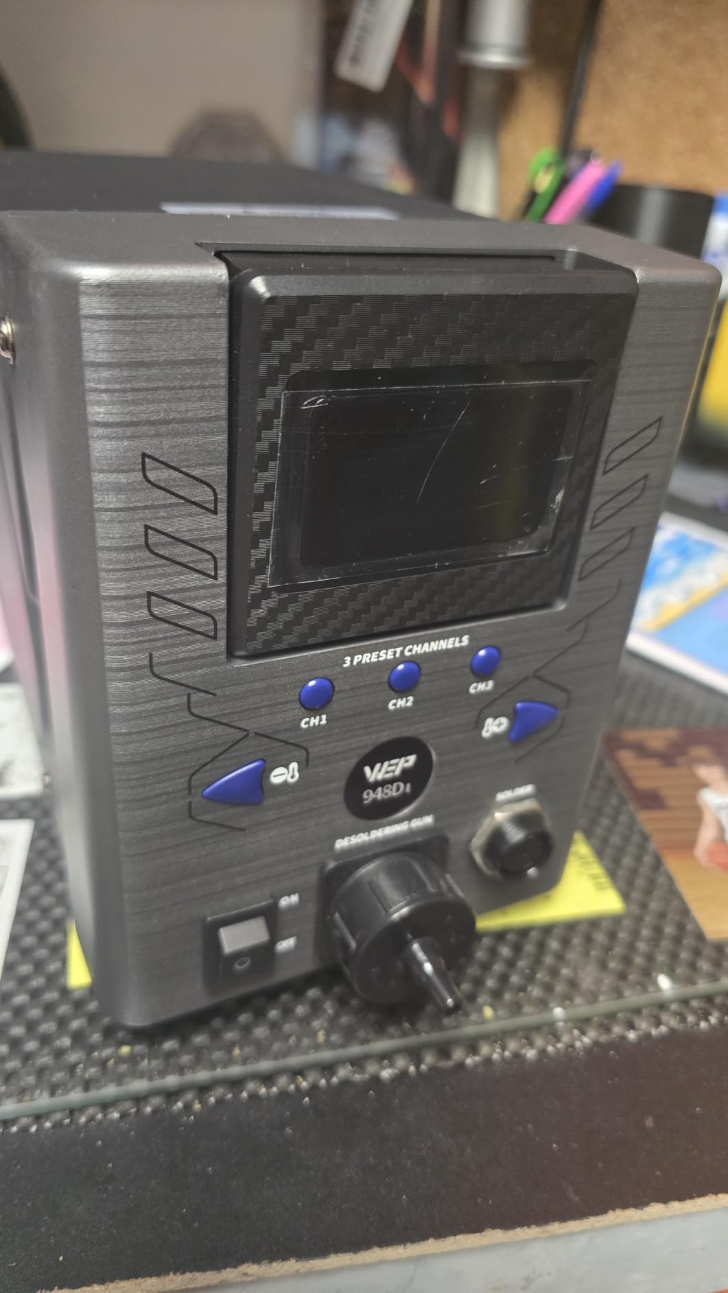WEP 948D-I 110W High Power Desoldering Station with 4 Desoldering Nozzles customer photo 2