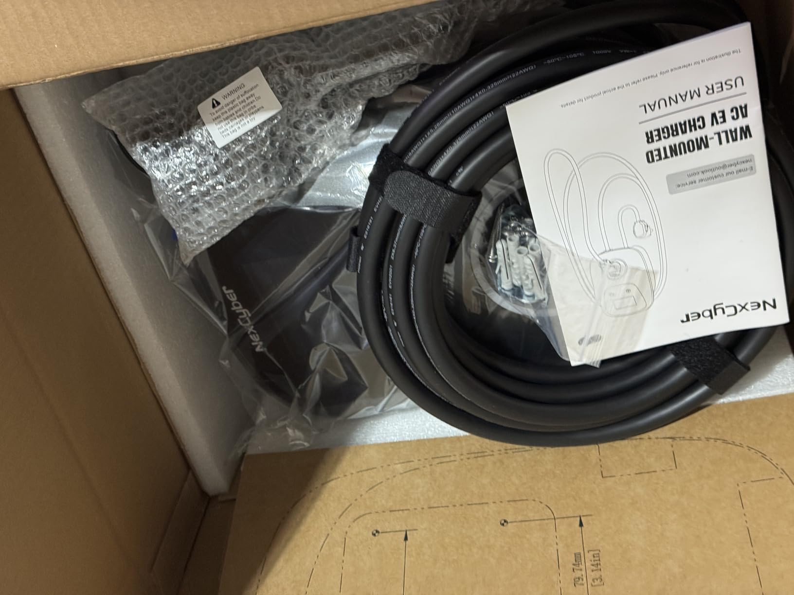 Level 2 EV Charger (WiFi APP/Plug-Play), 48A, 25ft Cable ETL Certified, Home Level 2 EVSE Car Charger w/ J1772 Connector, NEMA 14-50P Plug, Electric Vehicle Charging Stations customer photo 1