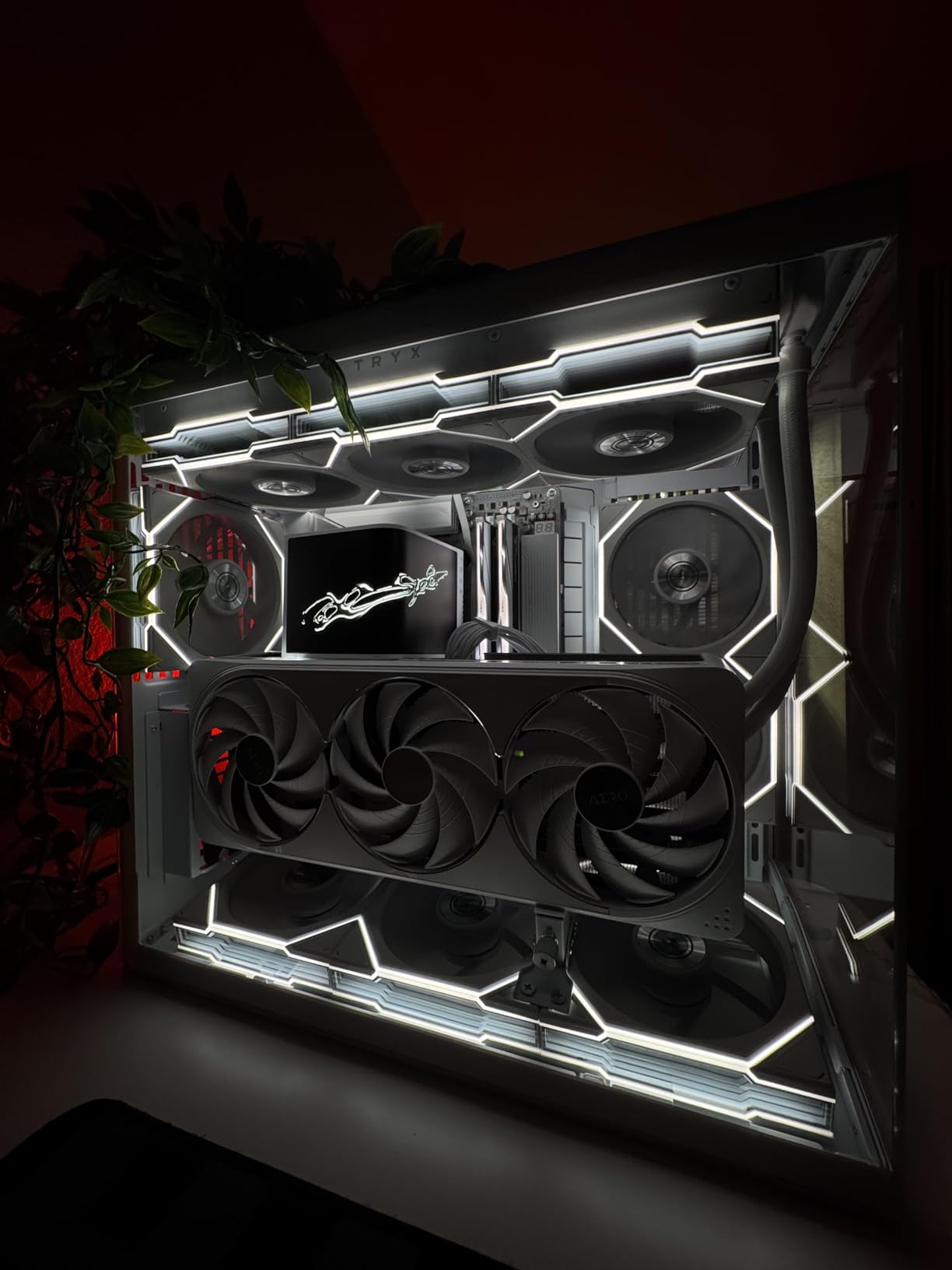 O11D MINI V2 | Compact ATX Mid-Tower Airflow Computer Case | Panoramic View | Fully Ventilated Airflow | Adjustable I/O | Pillar-Less | Cable Management | White (O11DMIV2W) customer photo 2