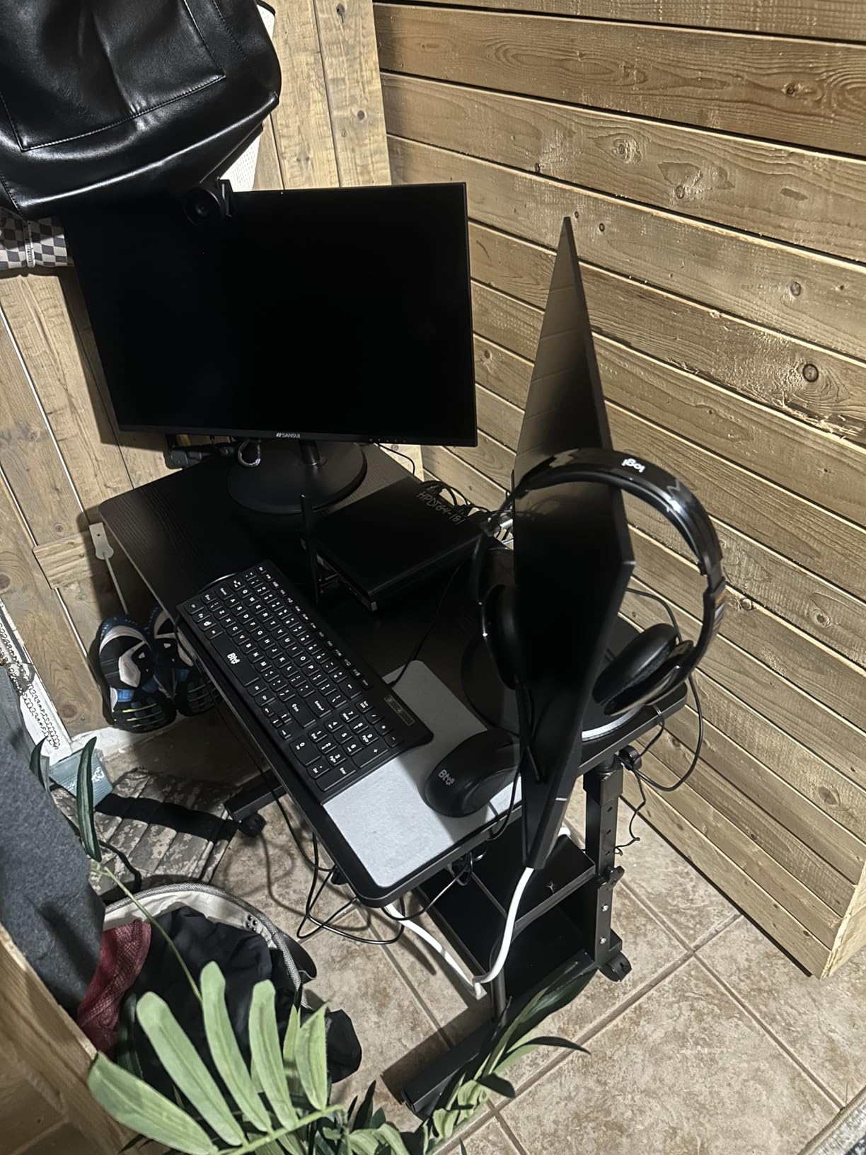 Portable Desk with Wheels Small Standing Desk on Wheels Adjustable Height Rolling Desks for Small Spaces, 32