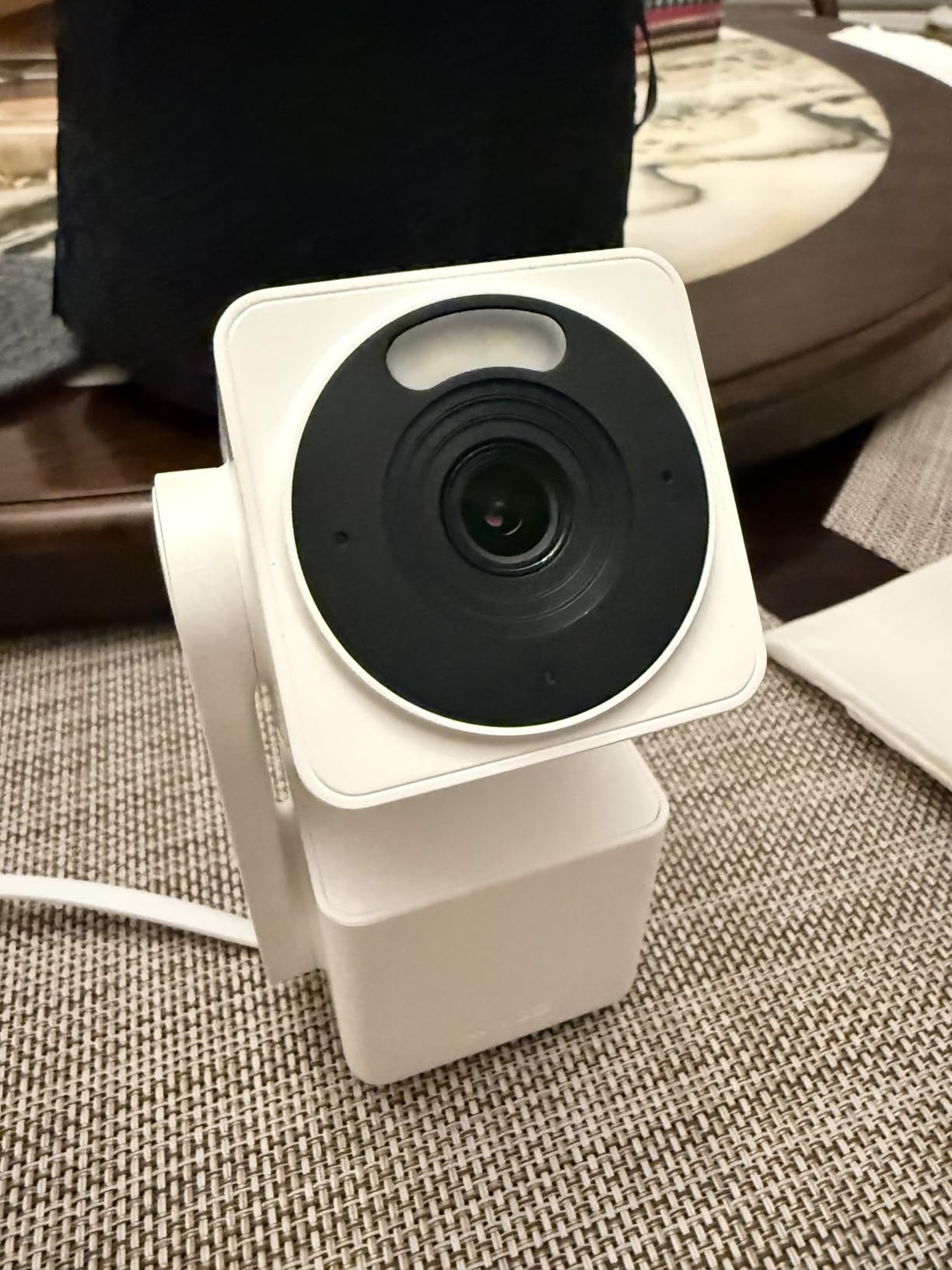 Wyze Cam Pan v4, 4K Smart Security Camera, AI Indoor/Outdoor Cameras for Home Security, Baby & Pet, Color Night Vision, 360° Pan/Tilt/8 x Digital Zoom, 2.4G & 5G, Works with Alexa & Google Assistant customer photo 1