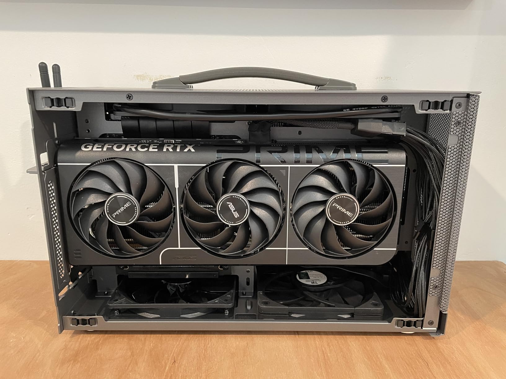 PCCOOLER CPS K101 Mini ITX PC Case, Mesh High Airflow SFF Chassis, Fits 340mm GPU, 3X 12015 Slim Fan Support, Ergonomic Handle, Tool-Free Side Panels, USB 3.0 & Type-C customer photo 1