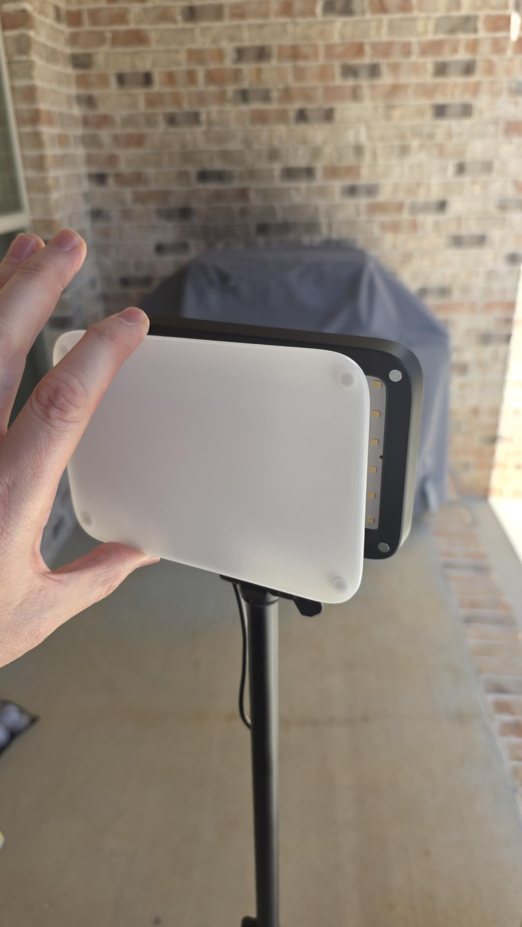 NEEWER Basics 2 Pack LED Video Light Panel Lighting Kit, Bi Color Dimmable Portable Studio Lights with Stands & Filters, 3200K-5600K 750lux CRI95 for Video Recording Live Streaming Photography, BP66 customer photo 1