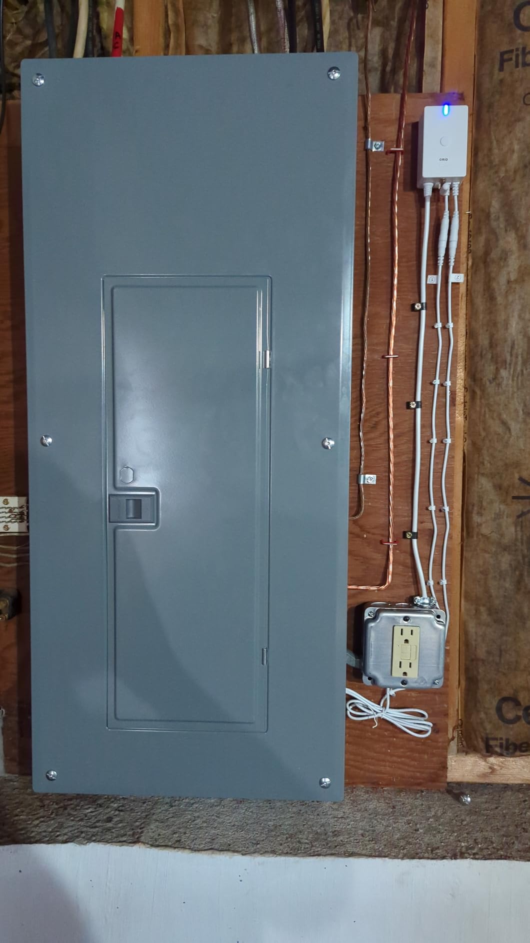 Home Energy Meter 8 - Smart Electricity Monitor - Real-Time Usage and Production Tracking - Z-Wave Long Range - 2x200A Clamp-On Sensor - Supports 2-Phase Power - SmartThings - HomeAssistant customer photo 1