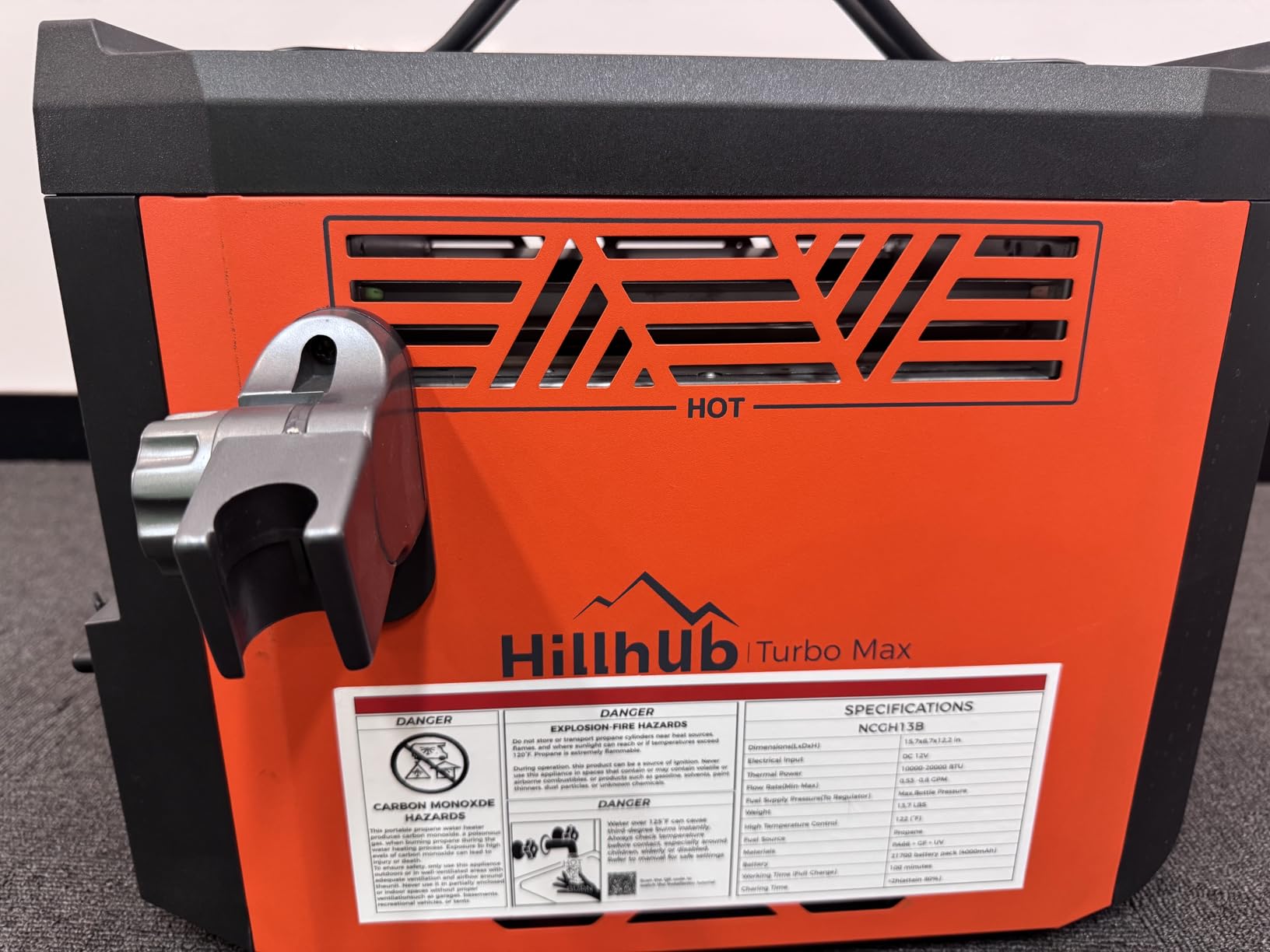 Hillhub Portable Propane Water Heater for Camping, Instant Hot Water Heater On Demand with 4000mAh Battery for Outdoor Showering and Cleaning, Included Water Pump & Showerhead customer photo 2
