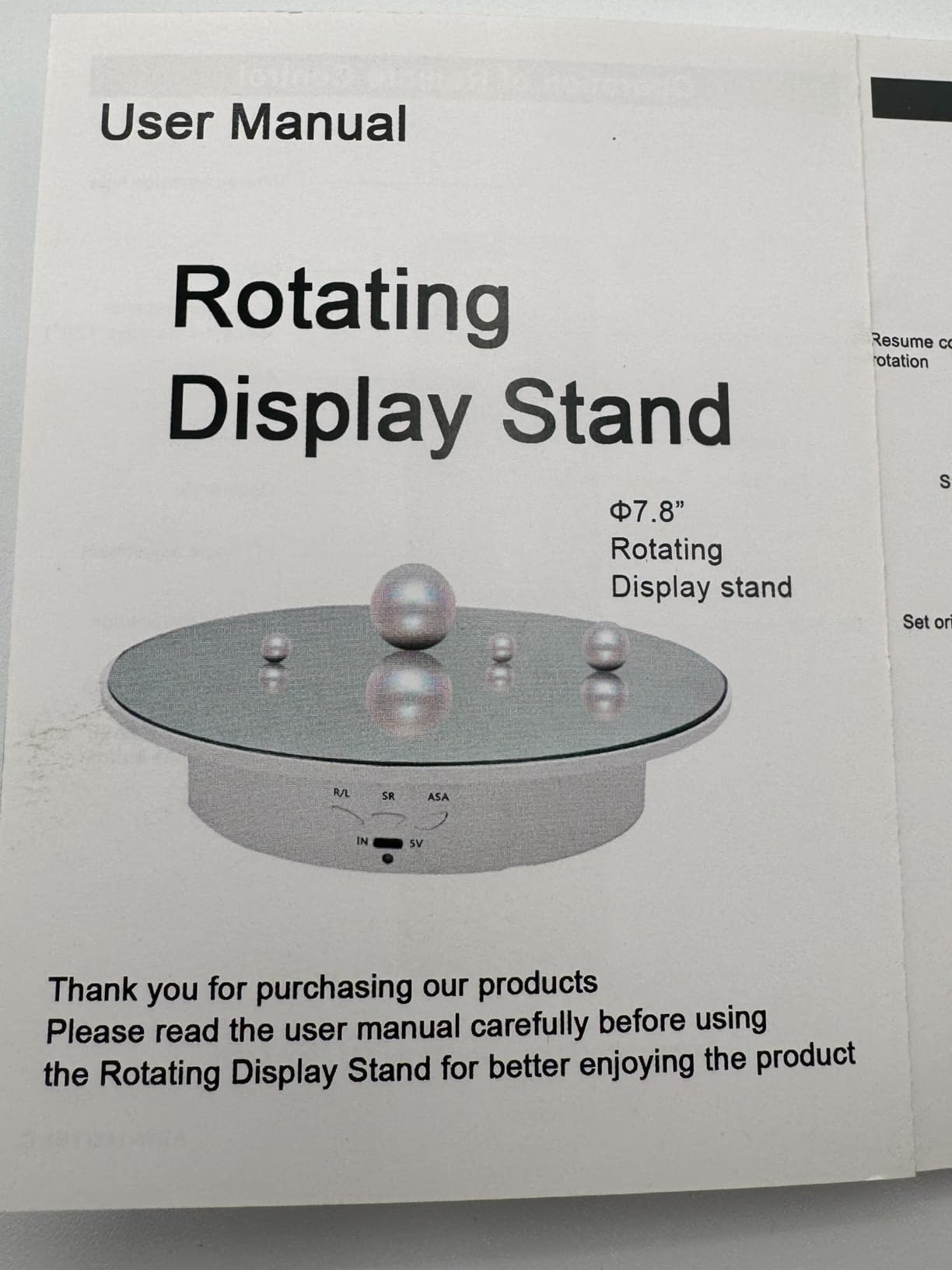 JAYEGT Motorized Rotating Display Stand, 7.87inch /17.6lbs Load, 360 Degree Electric Rotating Turntable for Photography Products, Jewelry, 5 Colors Backgrounds, Mirror Cover (White/Remote Control) customer photo 2