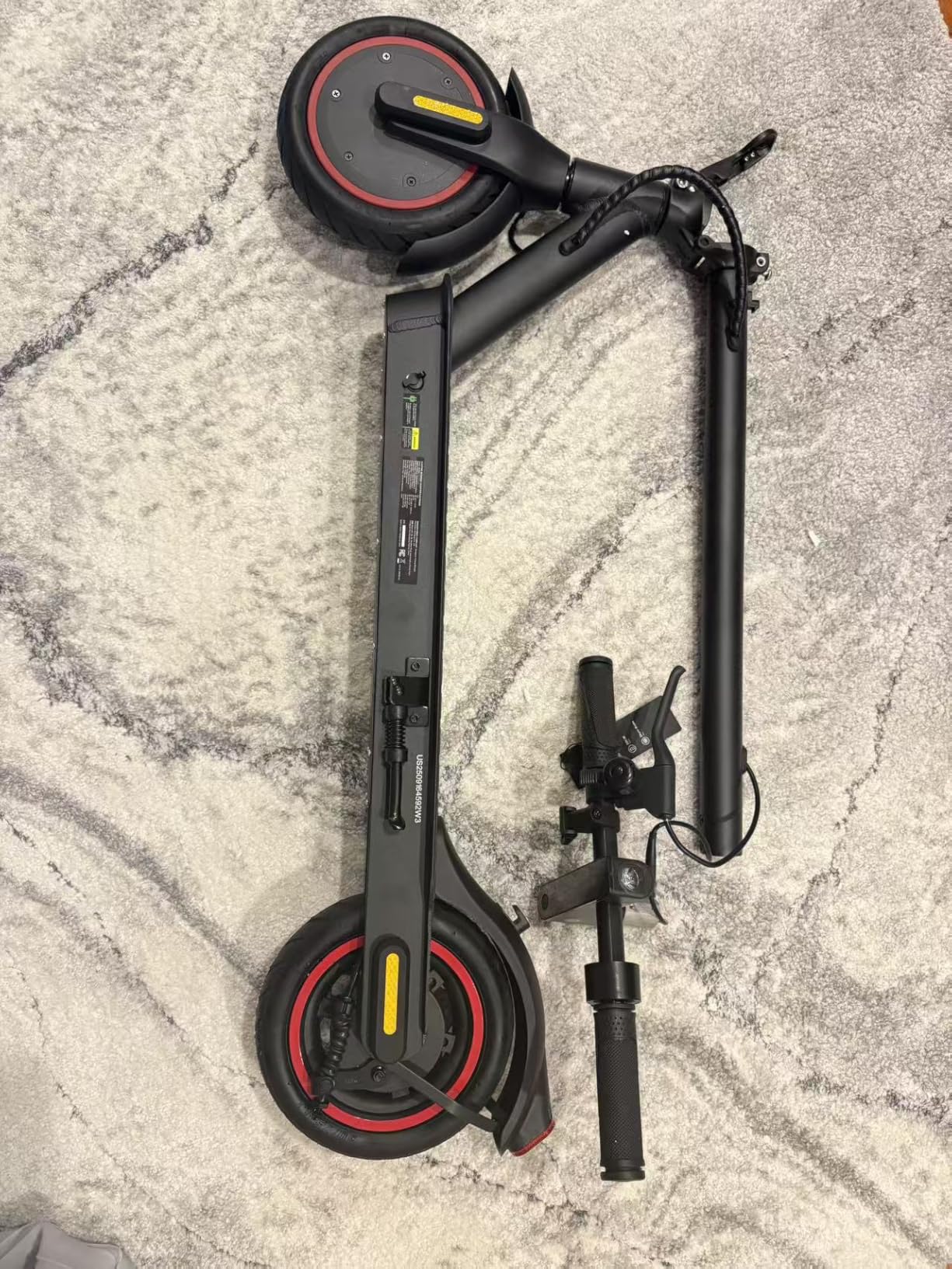 Electric Scooters - Electric Scooter for Adults, 500W Motor, 18/21 Max MPH, 21 Miles Range, APP Control, Lightweight Foldable E-Scooter customer photo 2