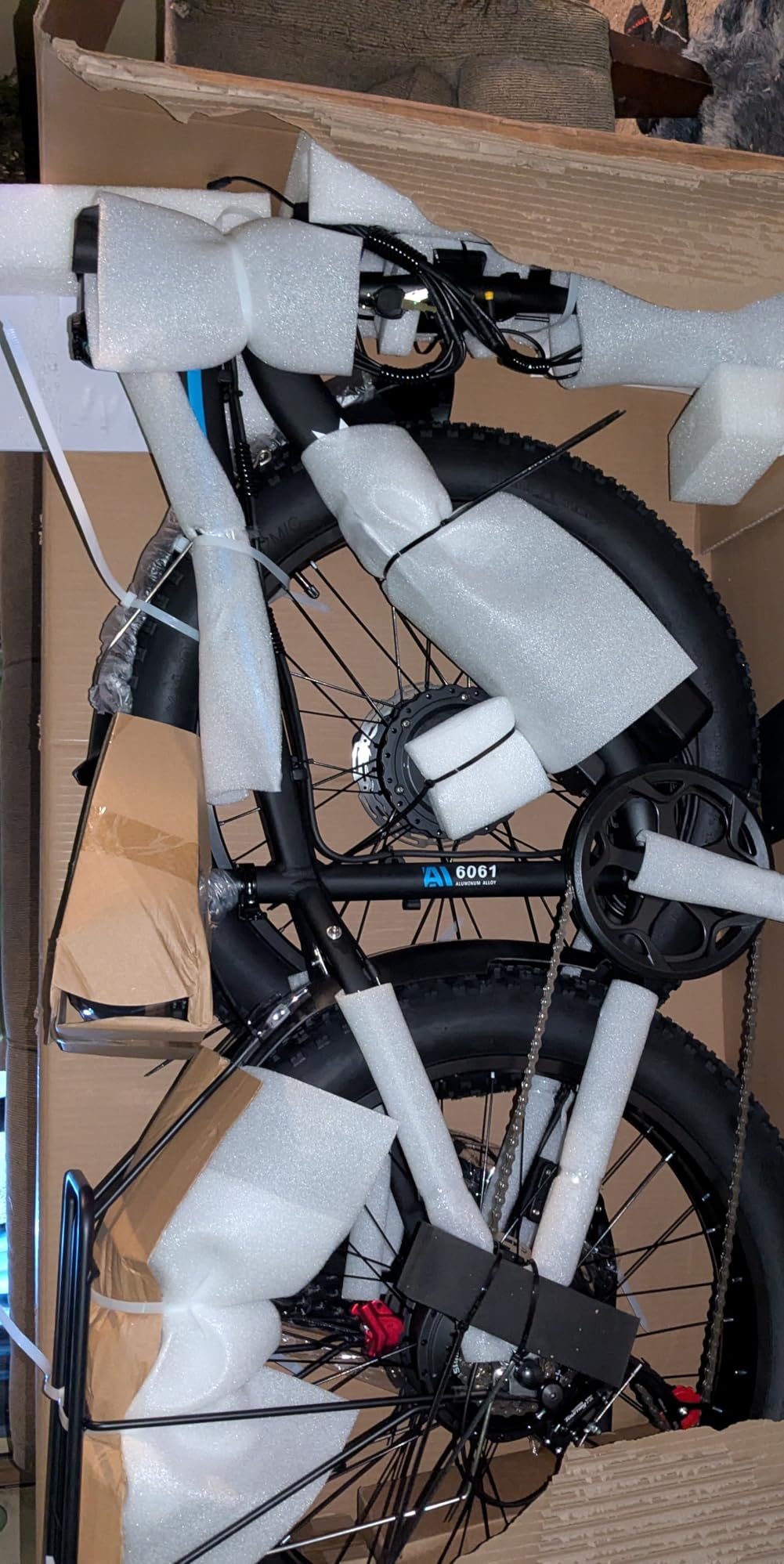 Peak 8000W 58V Max Output Dual Motor Ebike 40-47MPH Electric Bike for Adults 36AH Battery 105 Miles Range 24 Inch Fat Tire Electric Bicycles for Snow Off-Road Commuter Mountain E-Bike customer photo 1