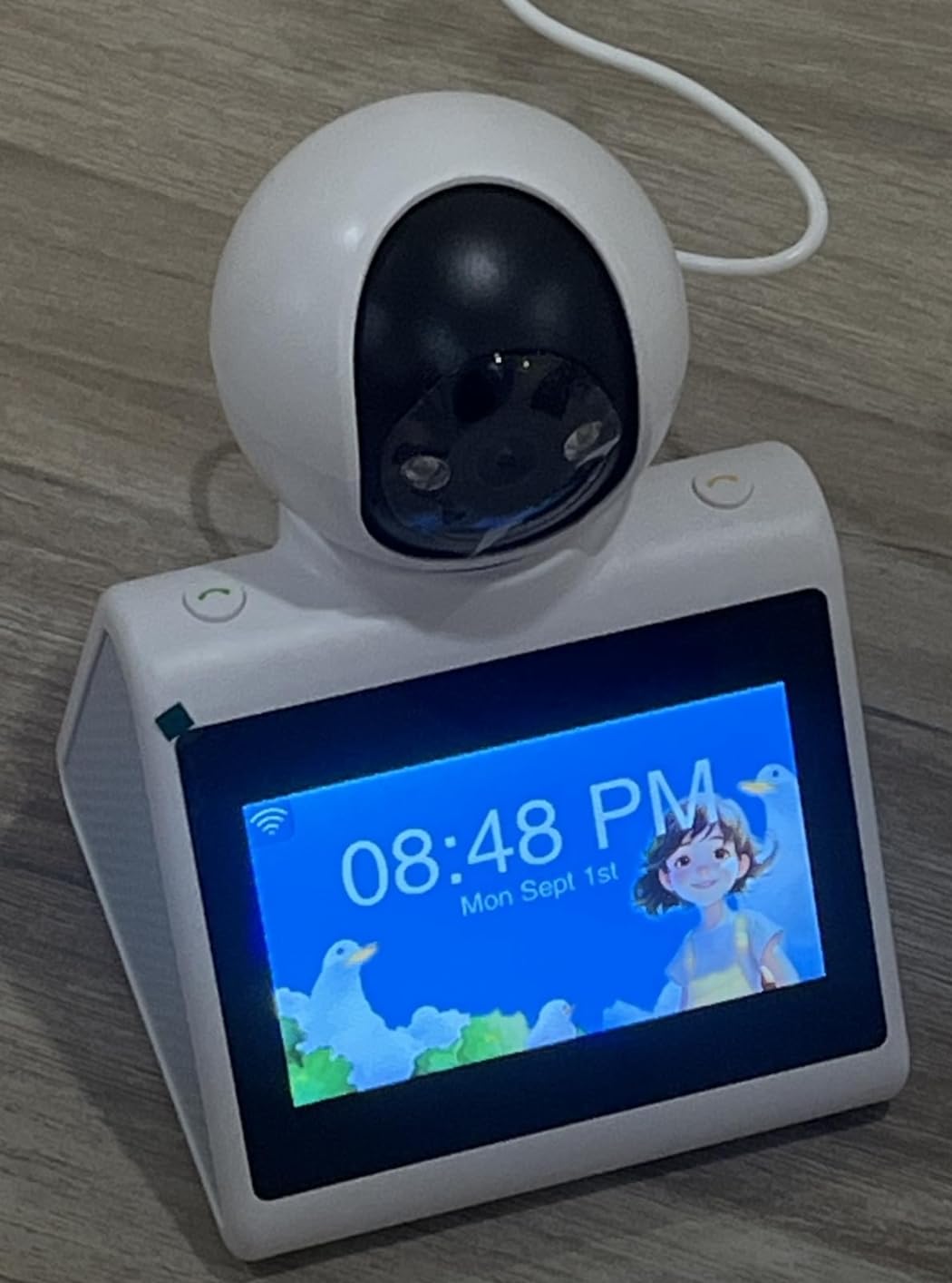 Two Way Video Camera,Dual-band 5G/2.4G Indoor Home Security Cameras,Baby Motion Pet Dog Camera with Phone App,Motion for Elderly/Nanny/Pet/Dog/Baby,Audio Calling Device Pan Til,Motion Detection customer photo 1
