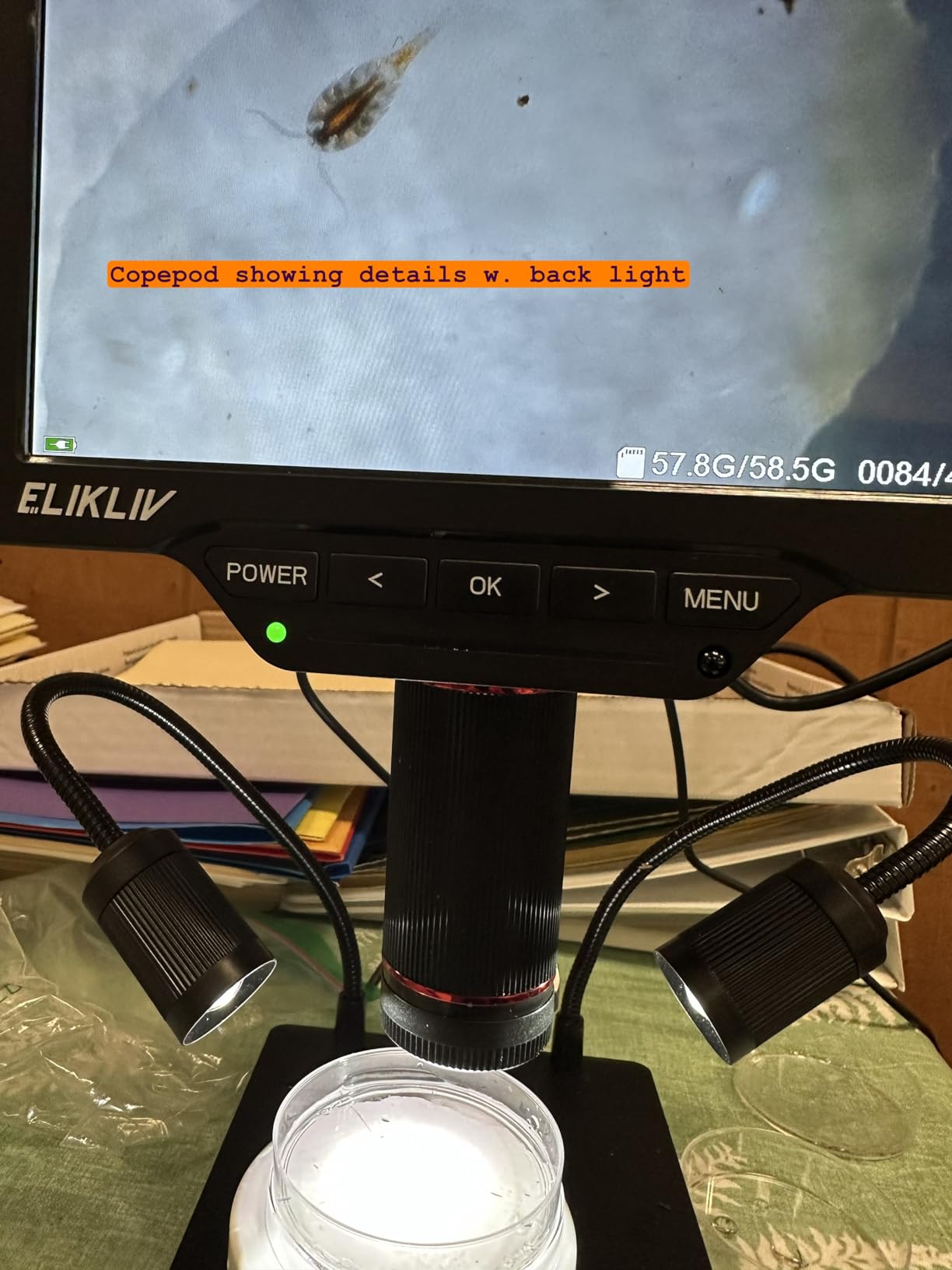 Elikliv 4K 3-Lens Digital Microscope: TL301-Magnetic Coin Microscope Magnifier Full Coin View, Soldering Microscope for Adults with 7