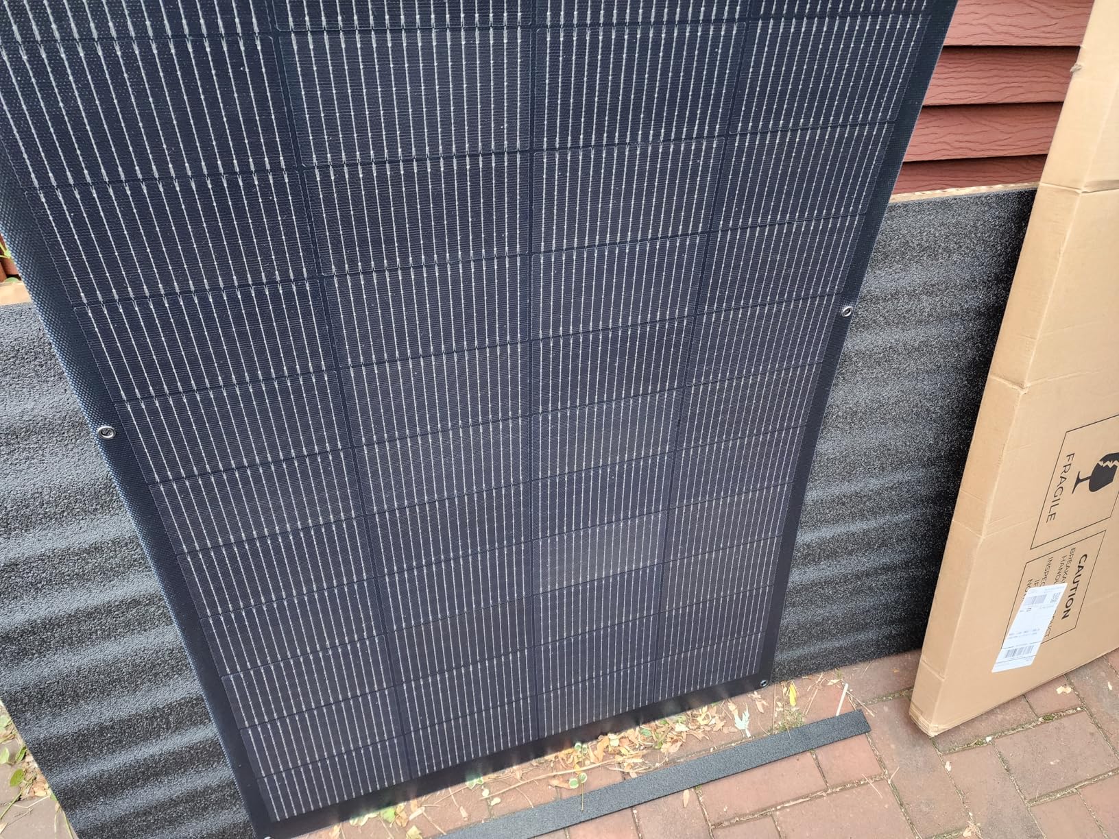 BougeRV Arch Pro 200 Watts Anti-Shading N-Type Fiberglass Flexible Solar Panel, Portable 24 Volts 16BB Mono Cell 25% High-Efficiency, Compact for RV Camping Home Boat Marine Curve Surface Black customer photo 2