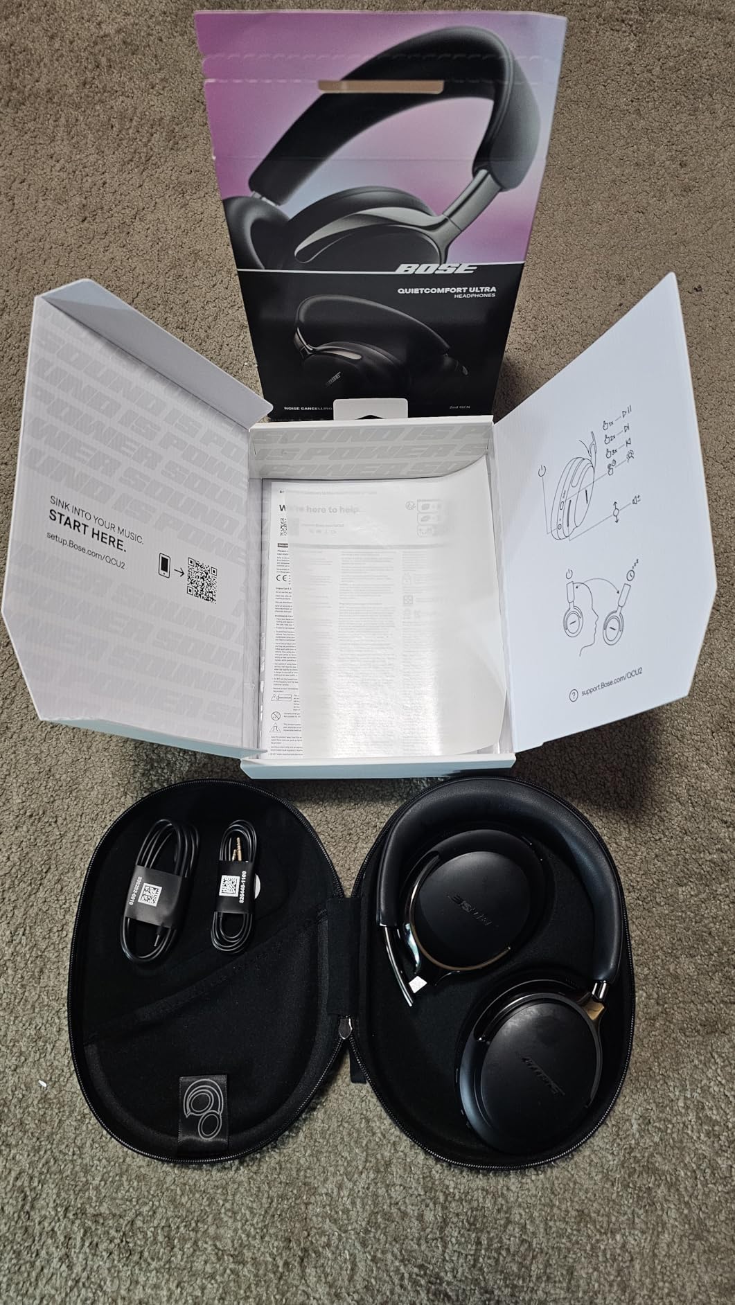 Bose QuietComfort Ultra Bluetooth Headphones (2nd Gen), Wireless Headphones with Spatial Audio, Over Ear Noise Cancelling with Mic, Up to 30 Hours Playtime customer photo 1