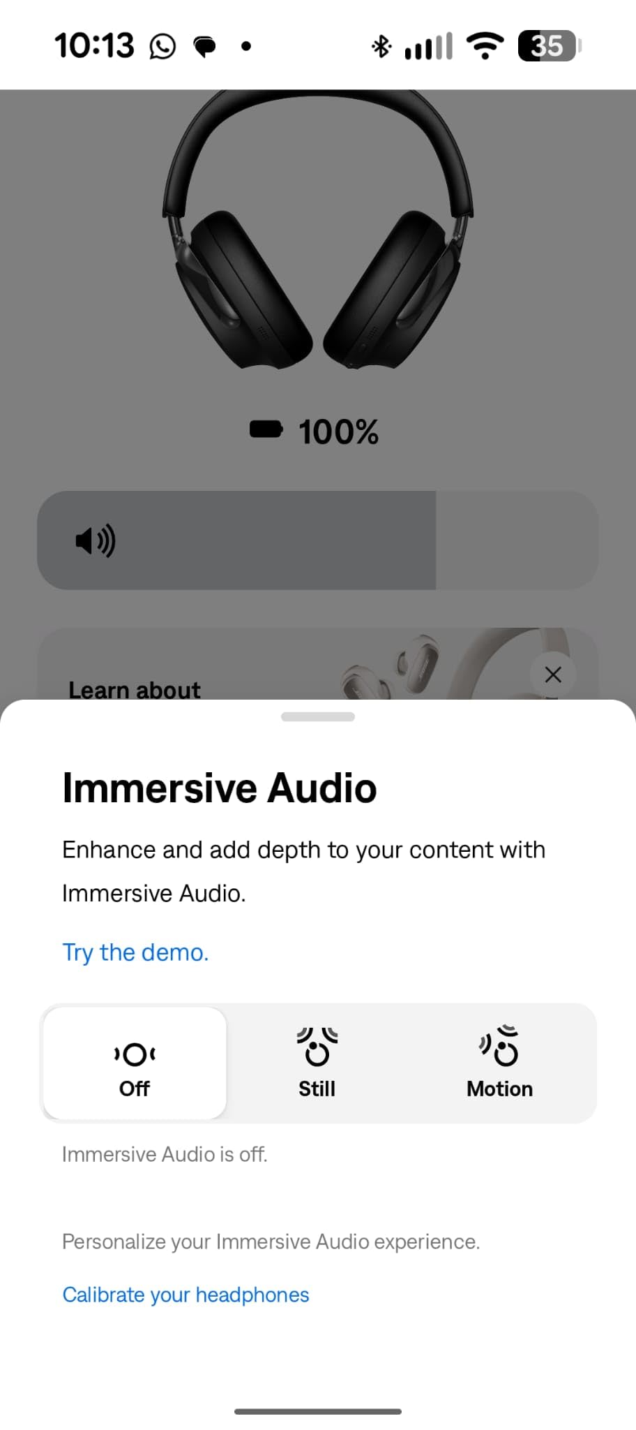 Bose QuietComfort Ultra Bluetooth Headphones (2nd Gen), Wireless Headphones with Spatial Audio, Over Ear Noise Cancelling with Mic, Up to 30 Hours Playtime customer photo 2