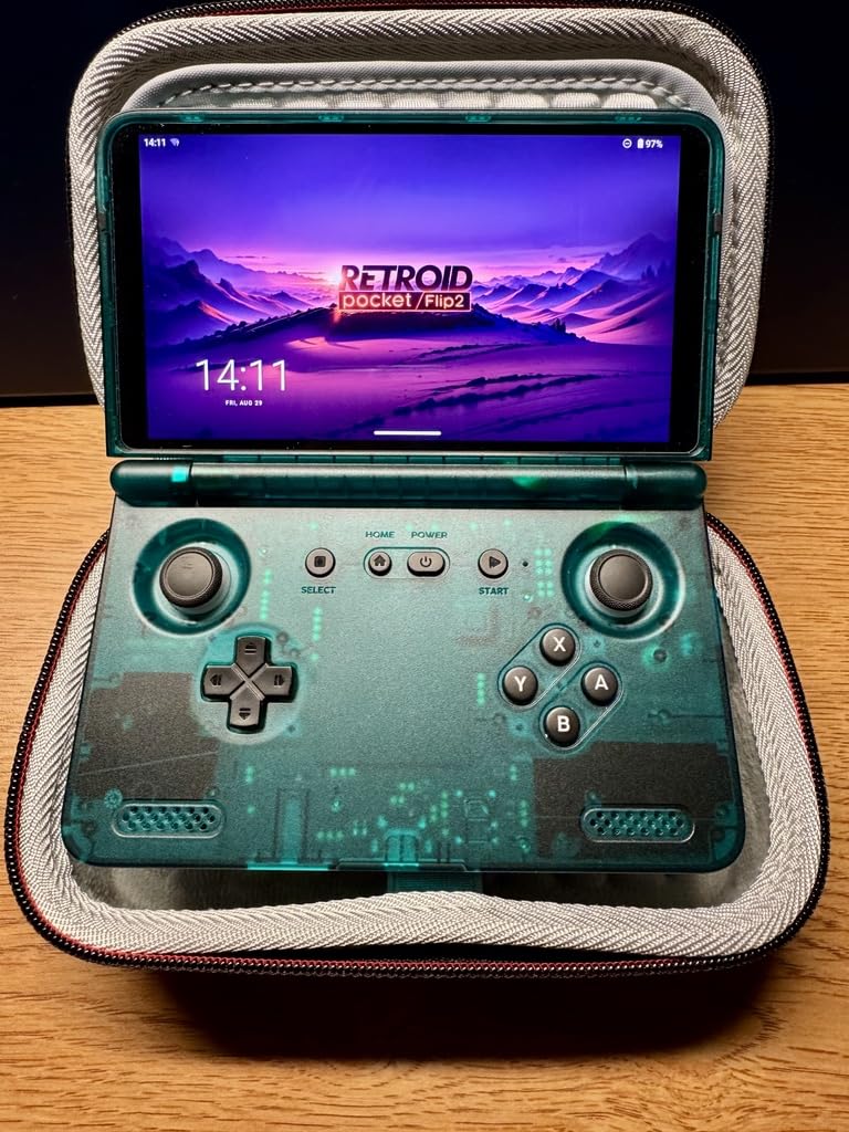Retroid Pocket Flip 2 Retro Game Console, 5.5 inch AMOLED 1080P Display, Hall Effect Sticks, 5000mAh Battery customer photo 2