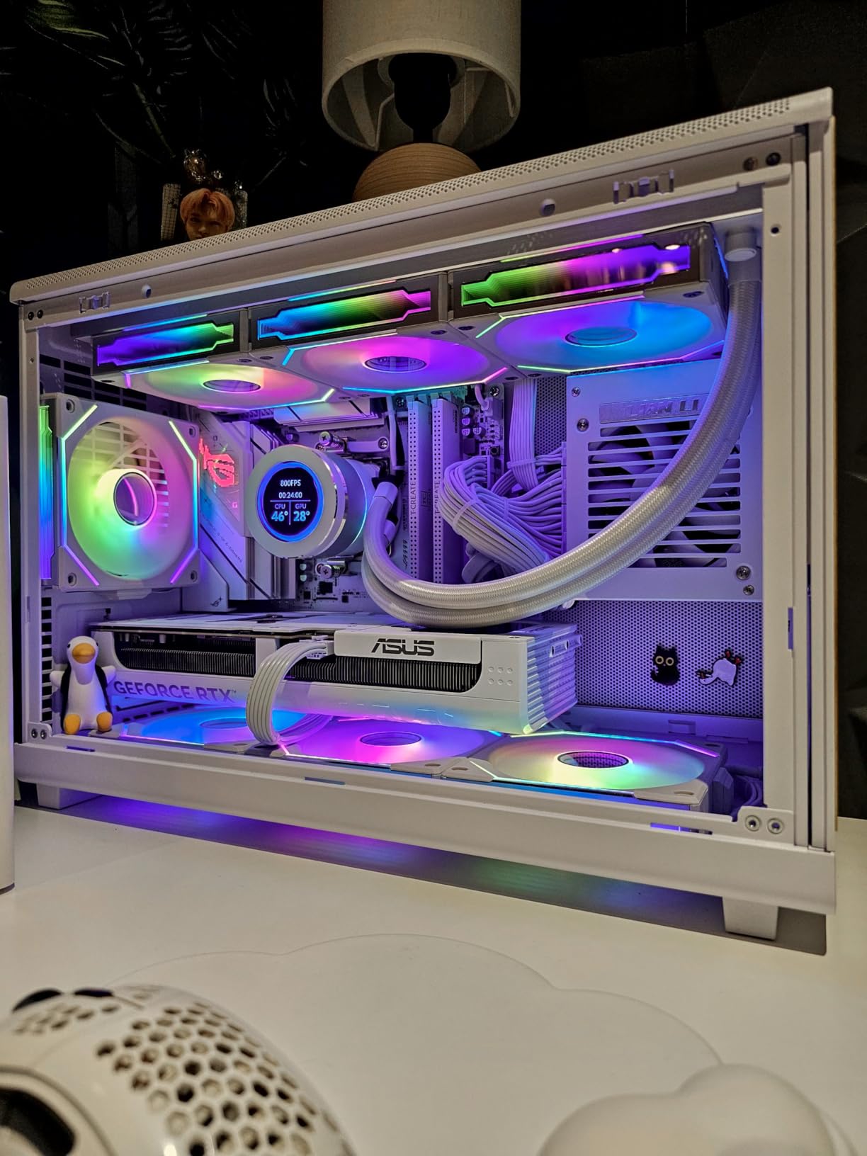ASUS The SFF-Ready Prime GeForce RTX 5070 White OC Edition Graphics Card, NVIDIA (PCIe 5.0, 12GB GDDR7, HDMI/DP 2.1, 2.5-Slot, Axial-tech Fans, Dual BIOS) customer photo 2