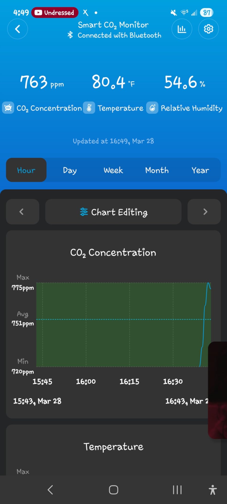 GoveeLife Smart Air Quality Monitor for Home, CO2 Detector for Health, Sleep Quality & Energy Efficiency, Thermometer Hygrometer with Real-Time Display & Alarm customer photo 2