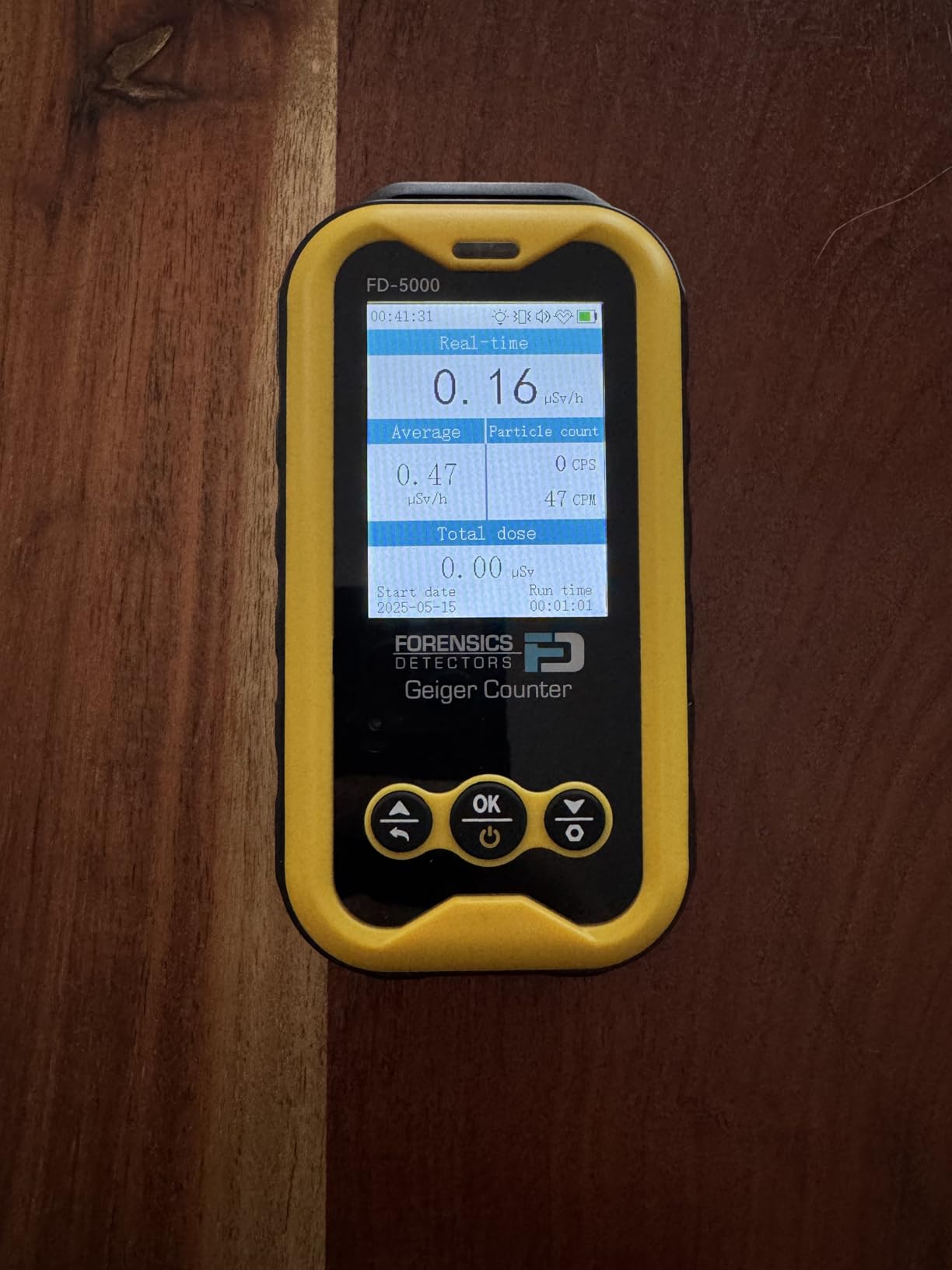 Geiger Counter + Radiation Test Card | Upgraded 20-Year Sensor Life | Radiation Detector | Beta, Gamma, & X-Rays customer photo 2