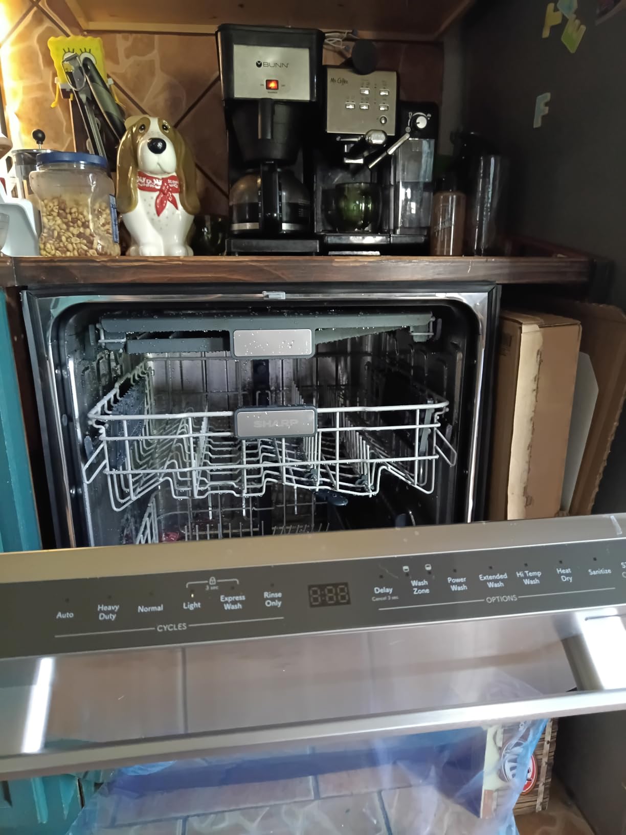 Sharp SDW6736MS 24-inch Stainless Steel Dishwasher, Third Rack, Library Quiet 47 dB, Power Wash Sprayer customer photo 1