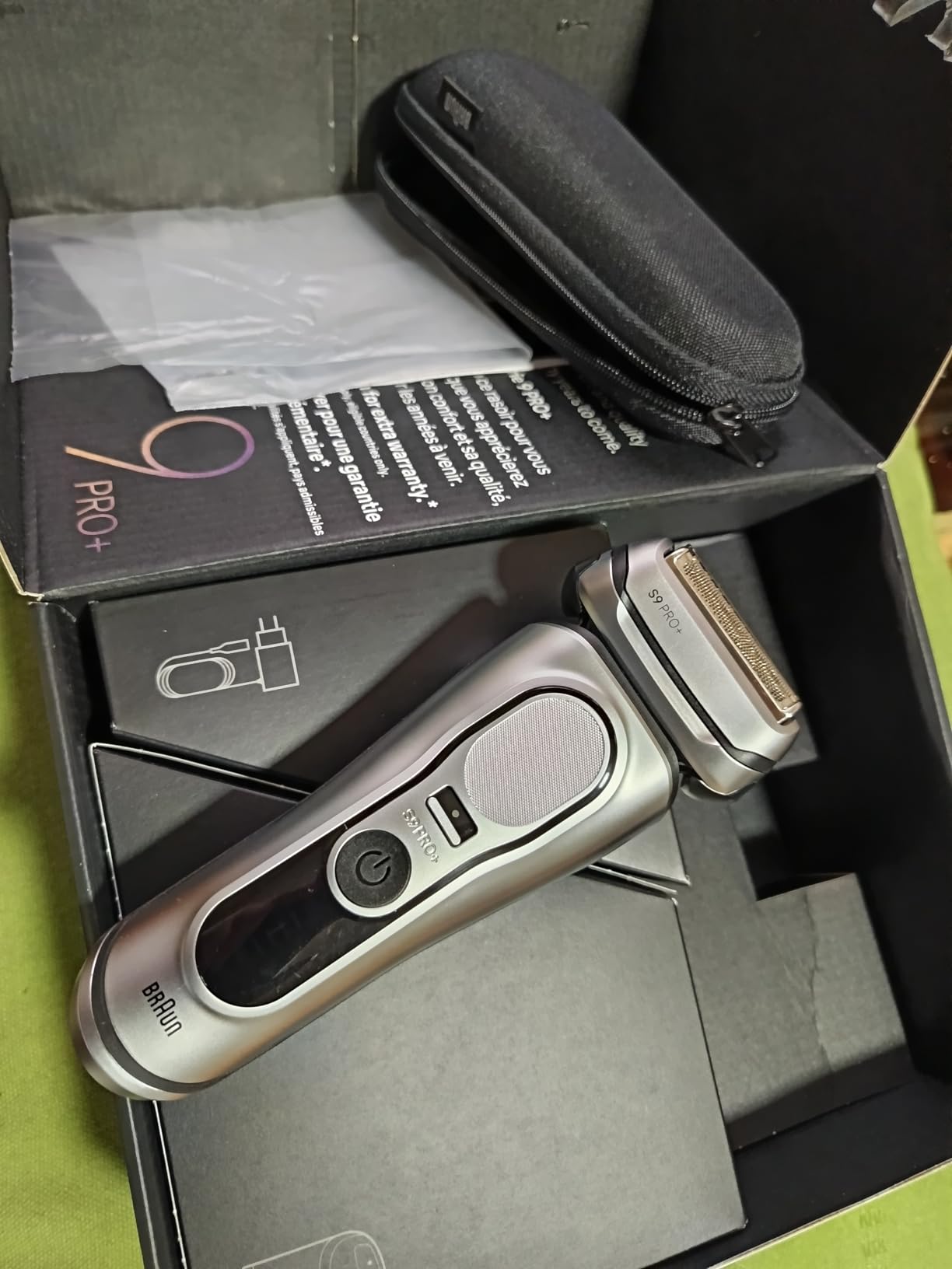 Braun Series 9 PRO+ Electric Shaver, Wet & Dry Razor, Pro SensoAdapt, 6in1 SmartCare Center, 9697CC, Silver customer photo 1