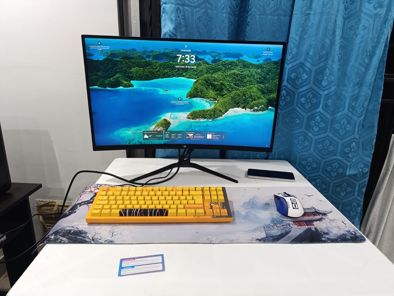KTC 27 Inch 4K Gaming Monitor - UHD 160Hz Monitor with Fast IPS Panel, 1ms MPRT, 140% sRGB, HDR 400, Adaptive Sync, HDMI DisplayPort, Height Tilt Pivot Swivel Adjustable, Carbon Fiber Backcover, U27T6 customer photo 2