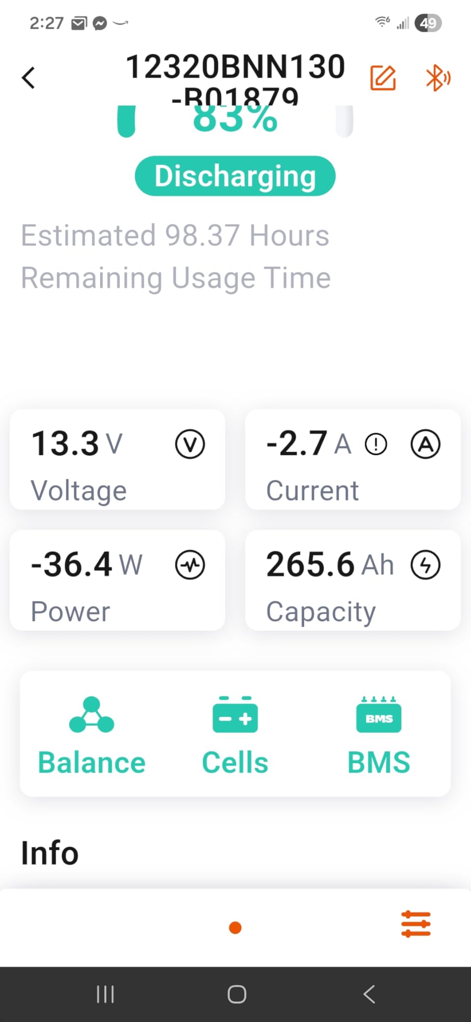 LiTime 12.8V 320Ah Mini LiFePO4 Battery, 4000+ Deep Cycles Bluetooth Lithium Battery, IP65 Waterproof, Backup Power for RV, Travel Trailer, Trolling Motor customer photo 1