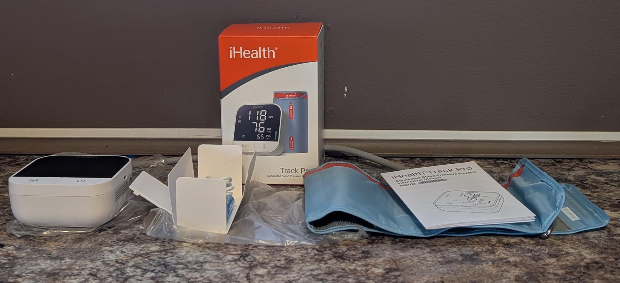 iHealth Track Pro Upper Arm Blood Pressure Monitor, Full-View LED Screen, Body & Cuff Detection, App-Enabled for iOS & Android, Adjustable Cuff Large Adults Arm Friendly customer photo 2