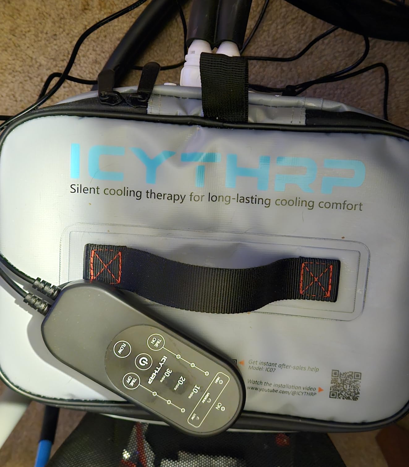 Cold Therapy Machine with Programmable Timer, Portable Ice Machine for Hip After Surgery, Hip Replacement Recovery System, Cryotherapy Pain Relief with Compression Pad customer photo 1