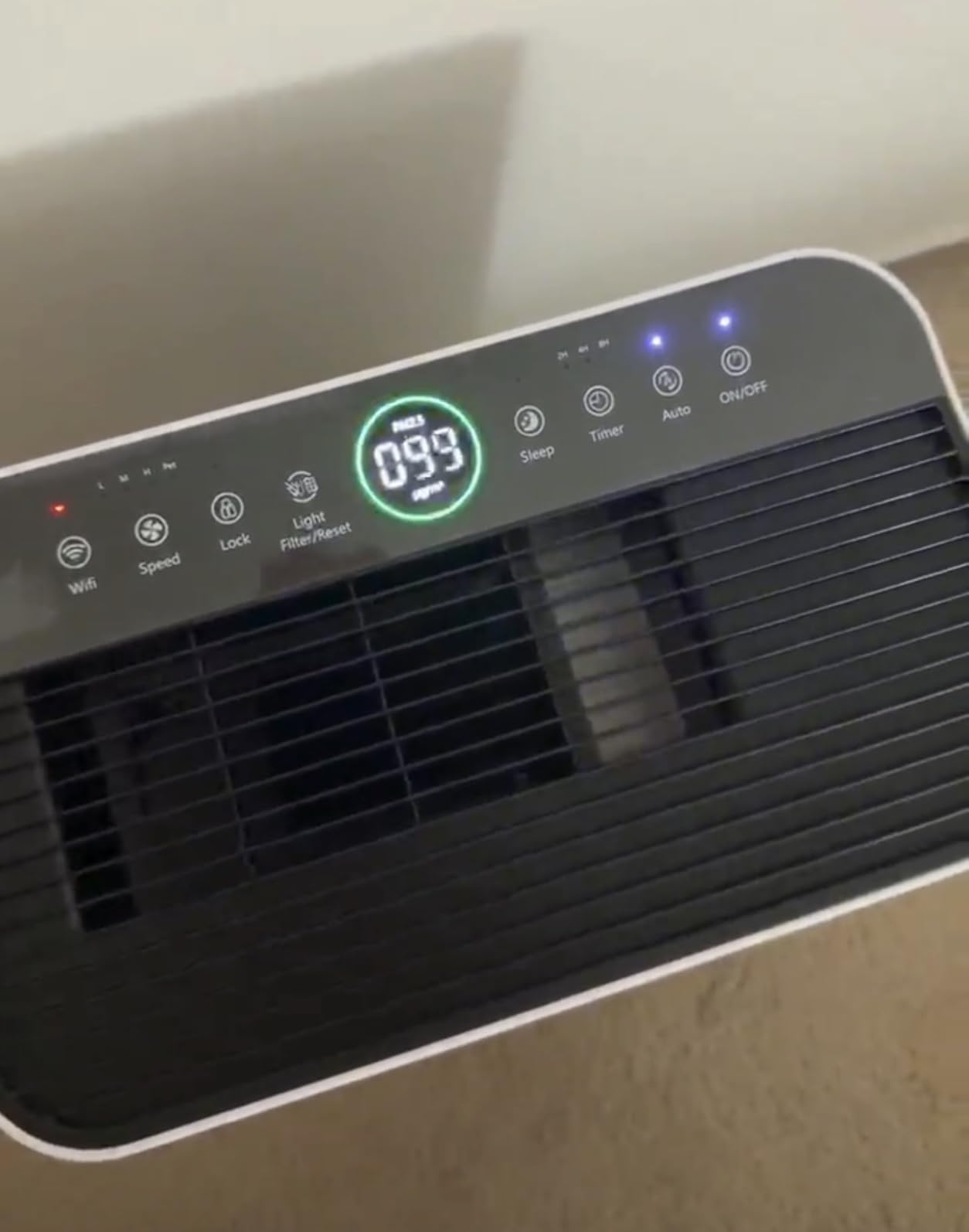Smart WiFi Air Purifier for Large Room (3500 sq ft) with PM2.5 Display customer photo 2