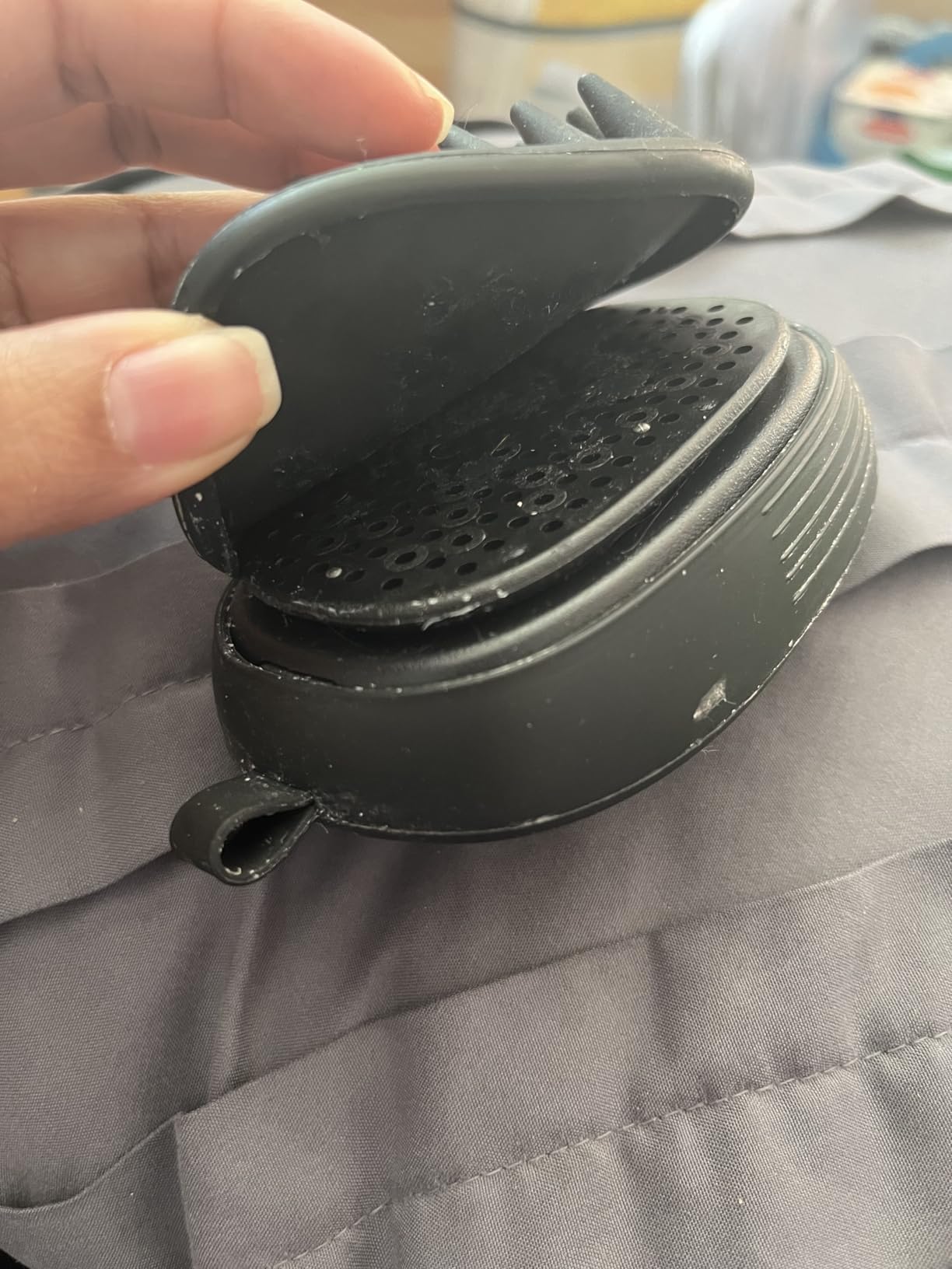 EKZ Sonic Vibrating Scalp Massager Shampoo Brush: Electric Silicone Hair Scrubber for Deep Scalp Clean, Dandruff Removal, Exfoliation, Stress Relief & Hair Growth customer photo 2