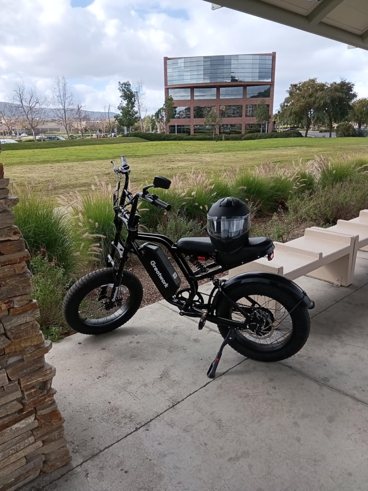 GREATWORK 2500W Peak Electric Bike for Adults, 1200Wh Removable Battery, Max 37MPH & 100 Miles Electric Dirt Bike with Full Suspension, 20