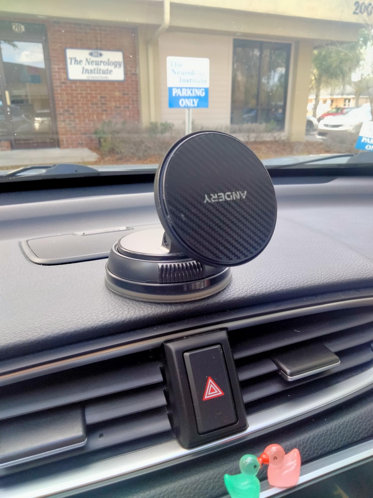 ANDERY Only for iPhone Magsafe Car Mount Charger, 15W Wireless Faster Charging, 78+LBS Strongest Suction customer photo 2