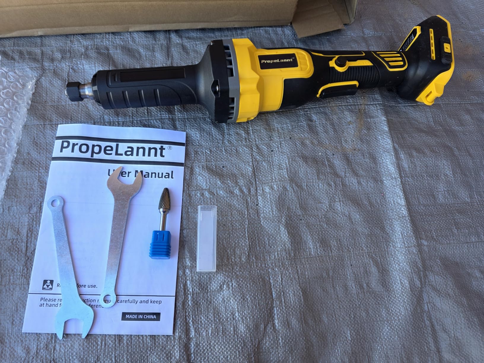 Die Grinder Compatible with Dewalt 20V MAX Battery, Cordless Die Grinder with 25000RPM Brushless Motor, 1/4