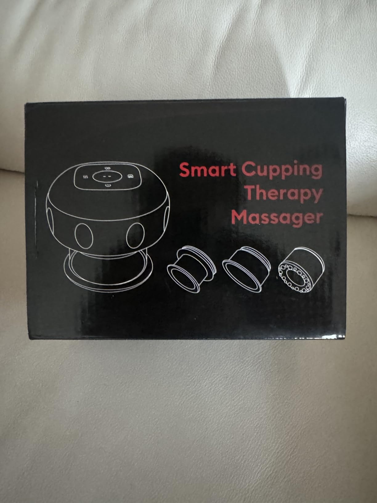 Smart Cupping Massager, Cupping Set with 2 Modes, Cupping Kit with 12 Levels Suction and Heat, 1 Pack customer photo 2