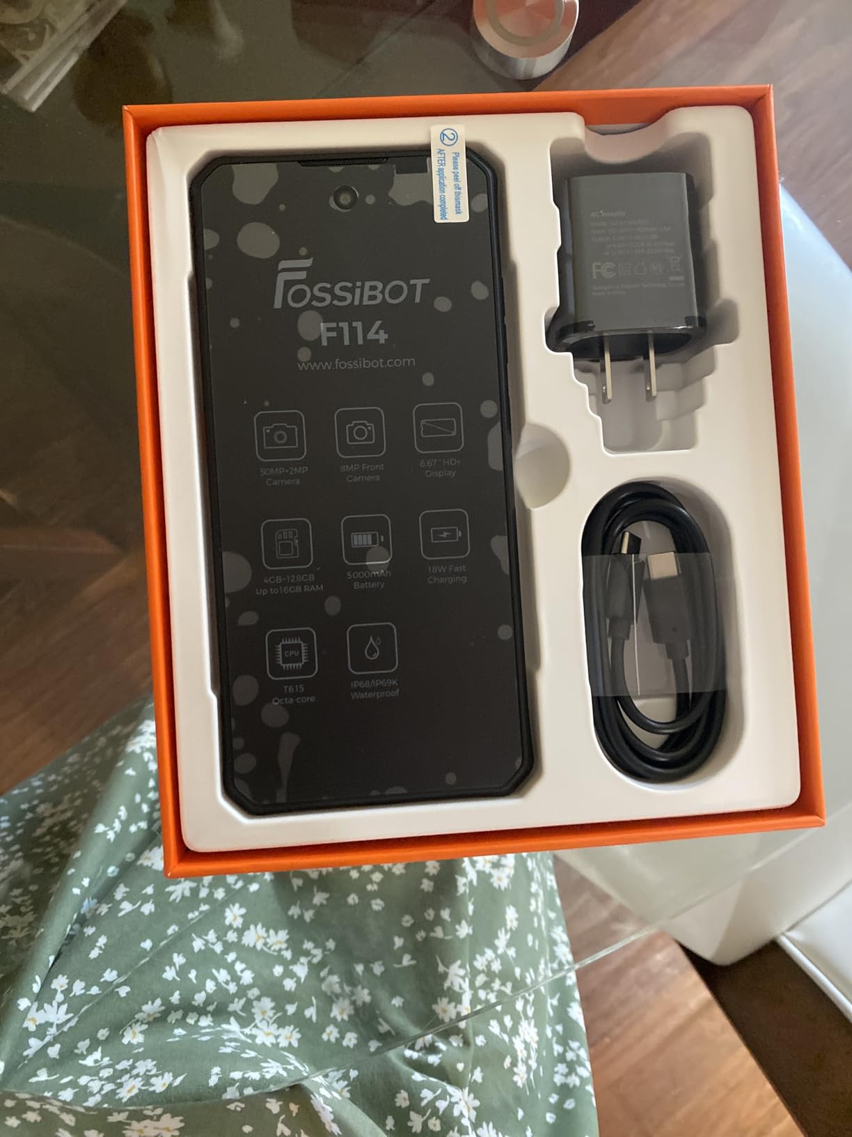 FOSSIBOT F114 Rugged Phone 6.67