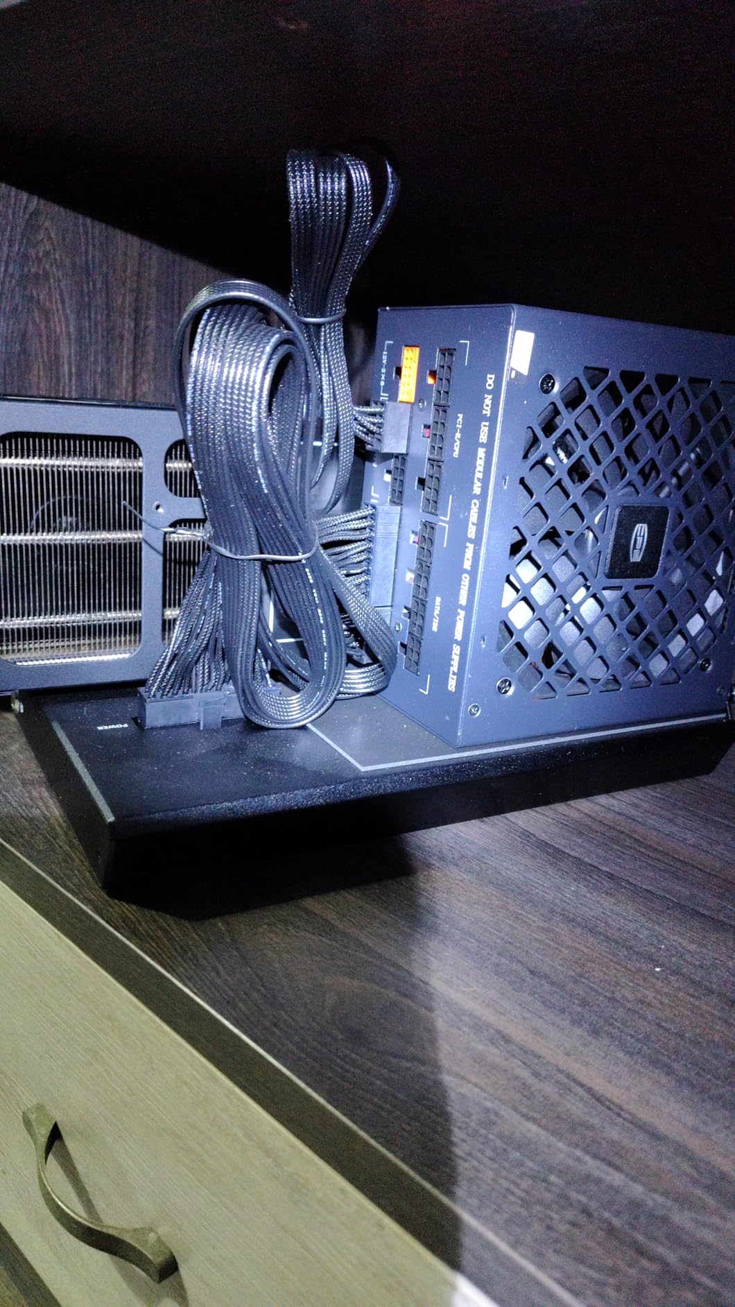 PCCOOLER PSU Fully Modular Power Supply, 750W ATX 3.1, 80 Plus Gold Certified, PCIe 5.1 12V-2x6, Japanese Capacitors, Ultra-Flexible Cables, 5-Year Warranty (KN750) customer photo 1