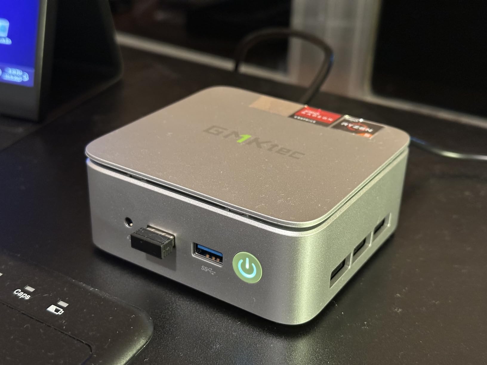 GMKtec Mini PC Ryzen 5 3500U (Beats N150/N97), 16GB RAM 512 SSD, 2.5GbE LAN Desktop Computer Office Home Business HTPC Proxmox, Triple 4K Display, HDMI 2.1, WiFi, BT, USB-C, DP customer photo 1