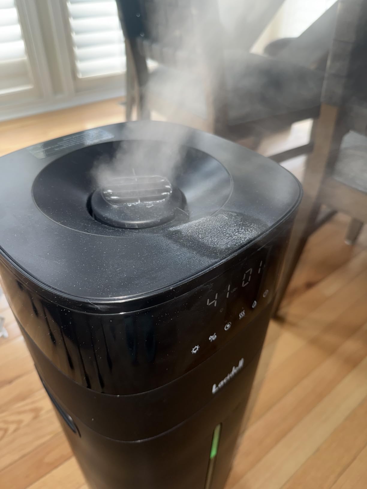 Cool and Warm Mist Humidifier Large Room, 5.3Gal/20L Humidifiers for Home 2000 sq ft, Whole House Humidifiers with Diffuser Extended Tube, Air Humidifier for Bedroom Nursery Baby Plants Black customer photo 2