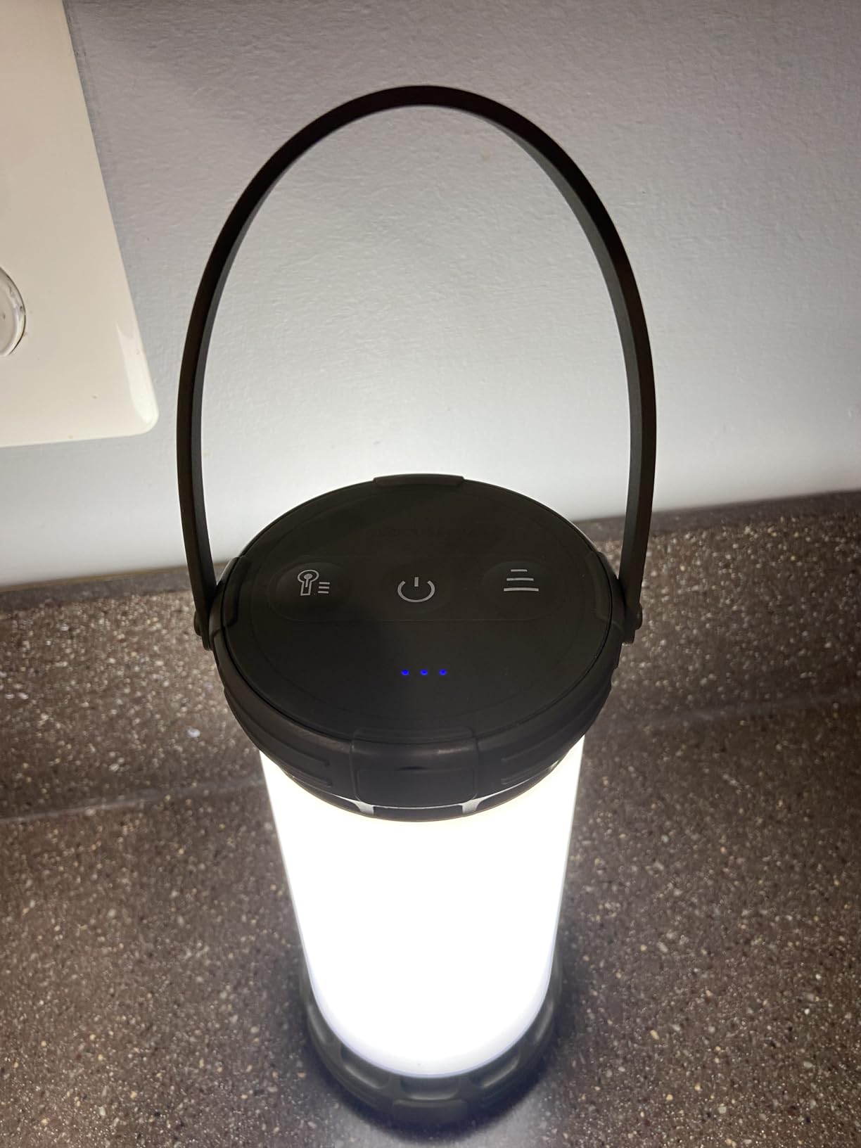 Glocusent 135 LED Ultra Bright Camping Lantern, Up to 200H, 5000mAh with 3 Colors & 5 Brightness, SOS, Max 1500LM customer photo 1