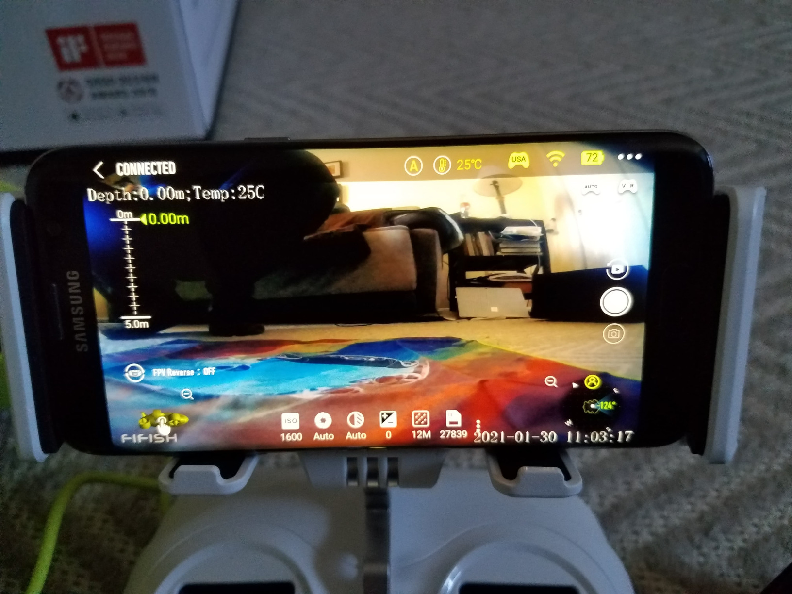 2025 New FIFISH V-EVO 4K60FPS Underwater Drone with Robotic Arm, with Removable SD Card, QYSEA AI Vision Lock 360 Omnidirectional Movement Underwater ROV with Depth Hold, 330ft Dive customer photo 2