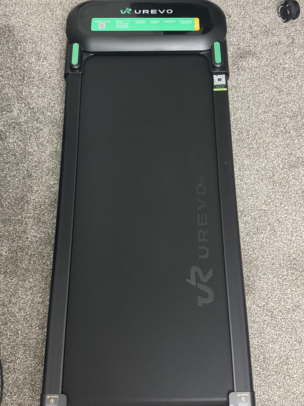 UREVO Auto Incline Walking Pad with AI App, Brushless Quiet Motorized Treadmill for Apartments, 9% Power Incline Standing Desk Treadmill, 12-Point Shock Absorption & Immersive Hiking customer photo 2