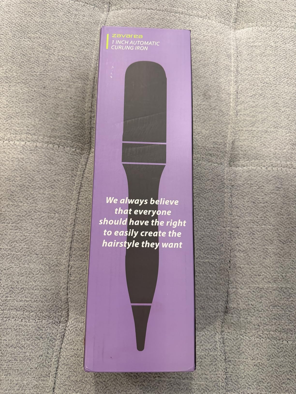 ZAVAREA Automatic Rotating Curling Iron for Long Hair - 1 Inch Curling Wand for Beach Waves & Loose Curls, Easy Hair Curler for Beginners, Anti-Scald & Frizz-Free, Dual Voltage for Travel customer photo 2