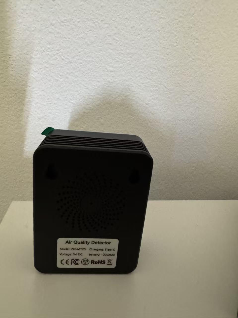 5-in-1 air Quality Monitor, Professional air Quality Detector with CO2 Monitor/Formaldehyde/TVOC/Temperature/Humidity, Suitable for Home, Hotel, Office, car customer photo 1