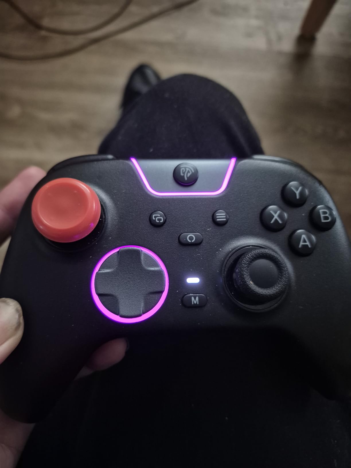 EasySMX X05Pro Wireless PC Controller - Quiet-Press Buttons, 2-Stage Impulse Triggers, 2 Programmable Buttons, Hall Joysticks, 1000mAh Battery, 1000Hz Polling Gaming Controller for PC/Switch/Android/iOS customer photo 2